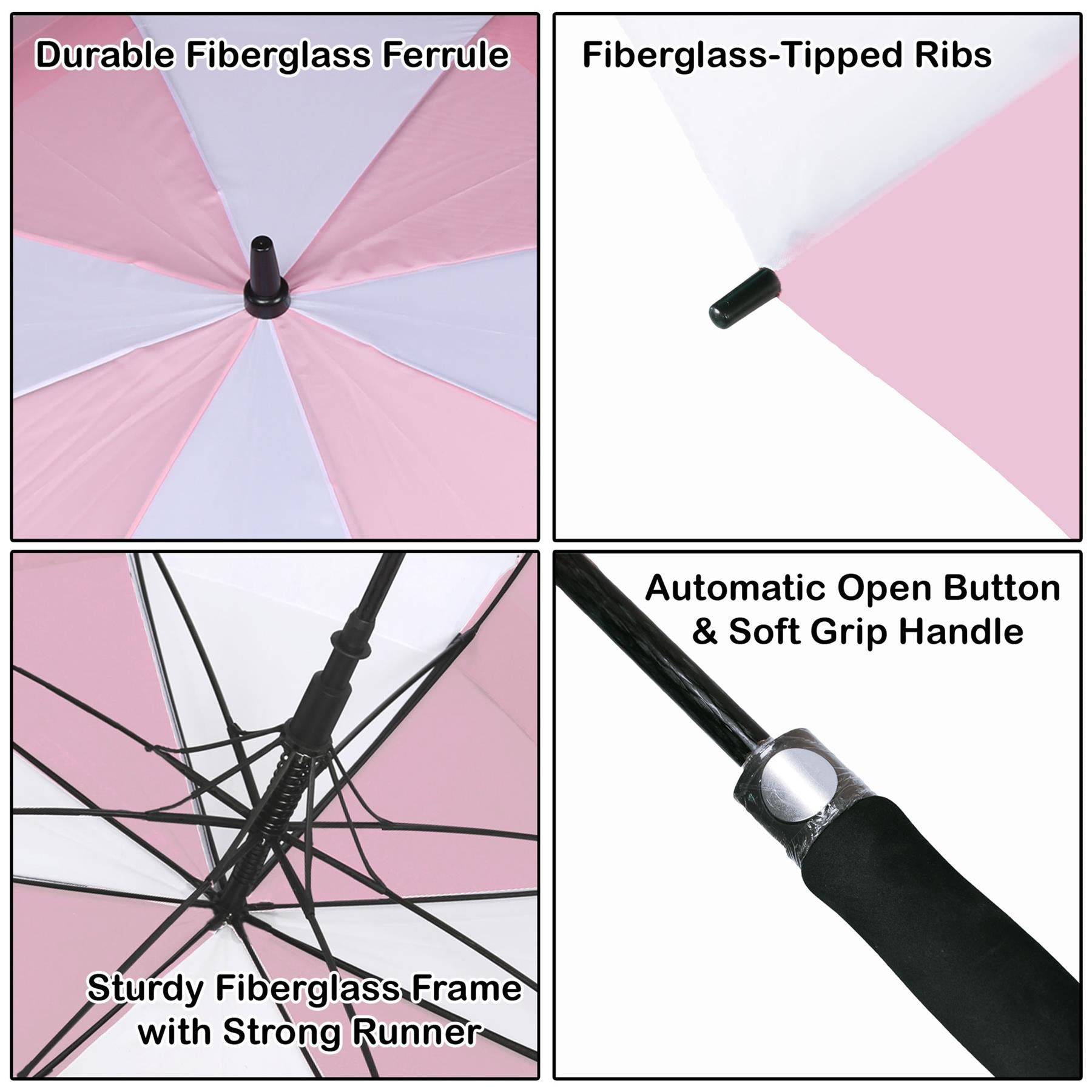 A2Z Golf Umbrella Super Deluxe Auto Open Wind Rain Resitant Double Vented Canopy