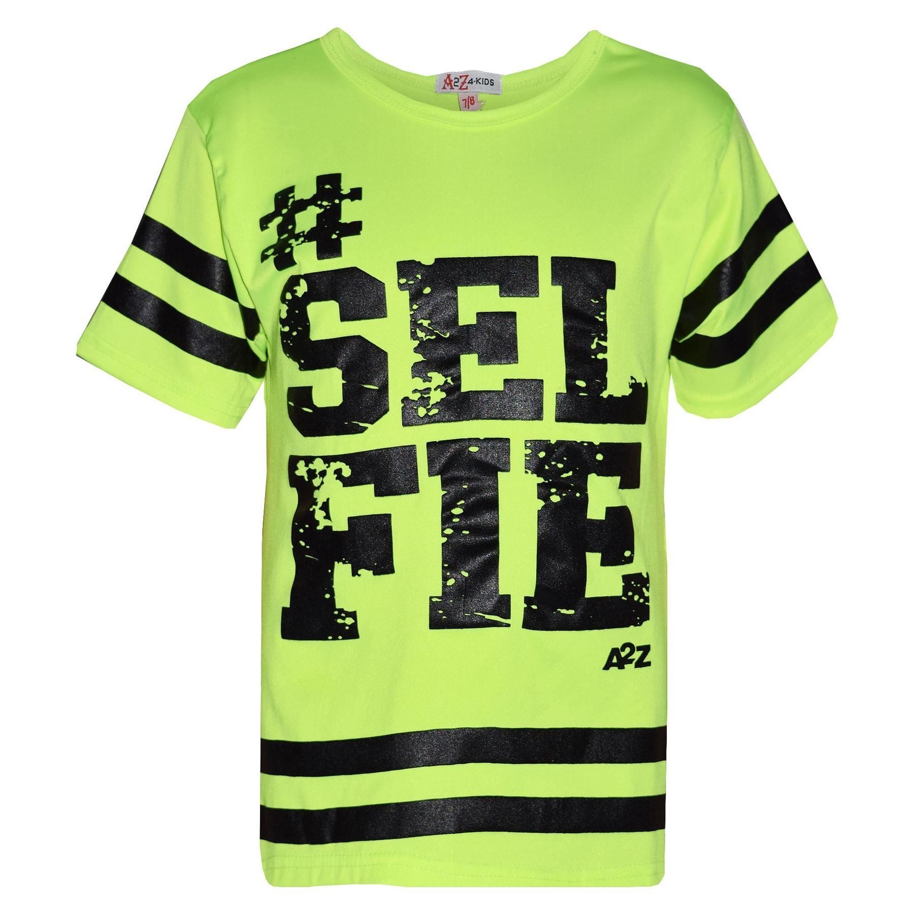 Girls T Shirts #Selfie Printed T-Shirt Soft Feel Summer Pullover Tank Top & Tees