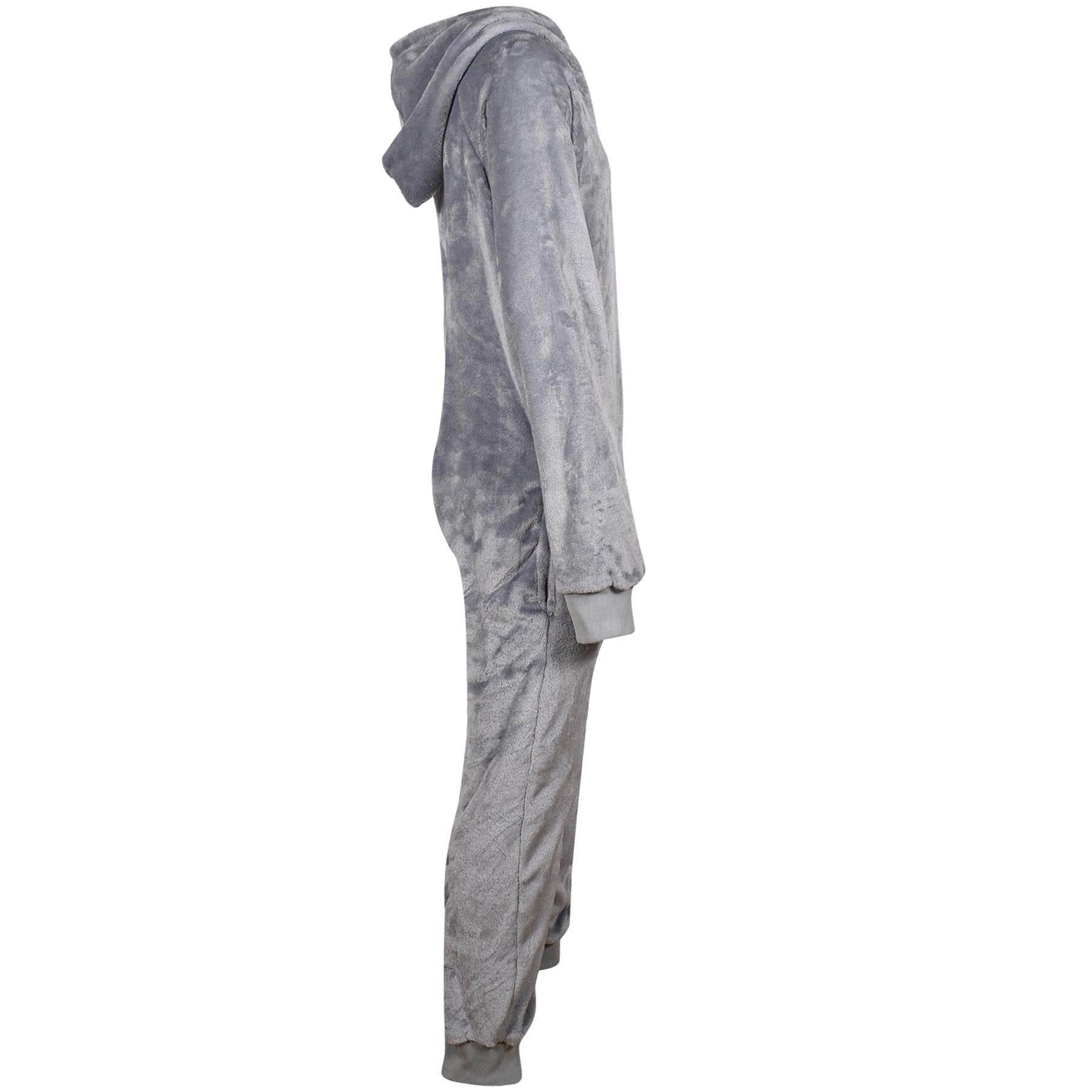 A2Z 4 Kids Girls Boys Plain Fleece Hooded Onesie Soft Comfortable for Children