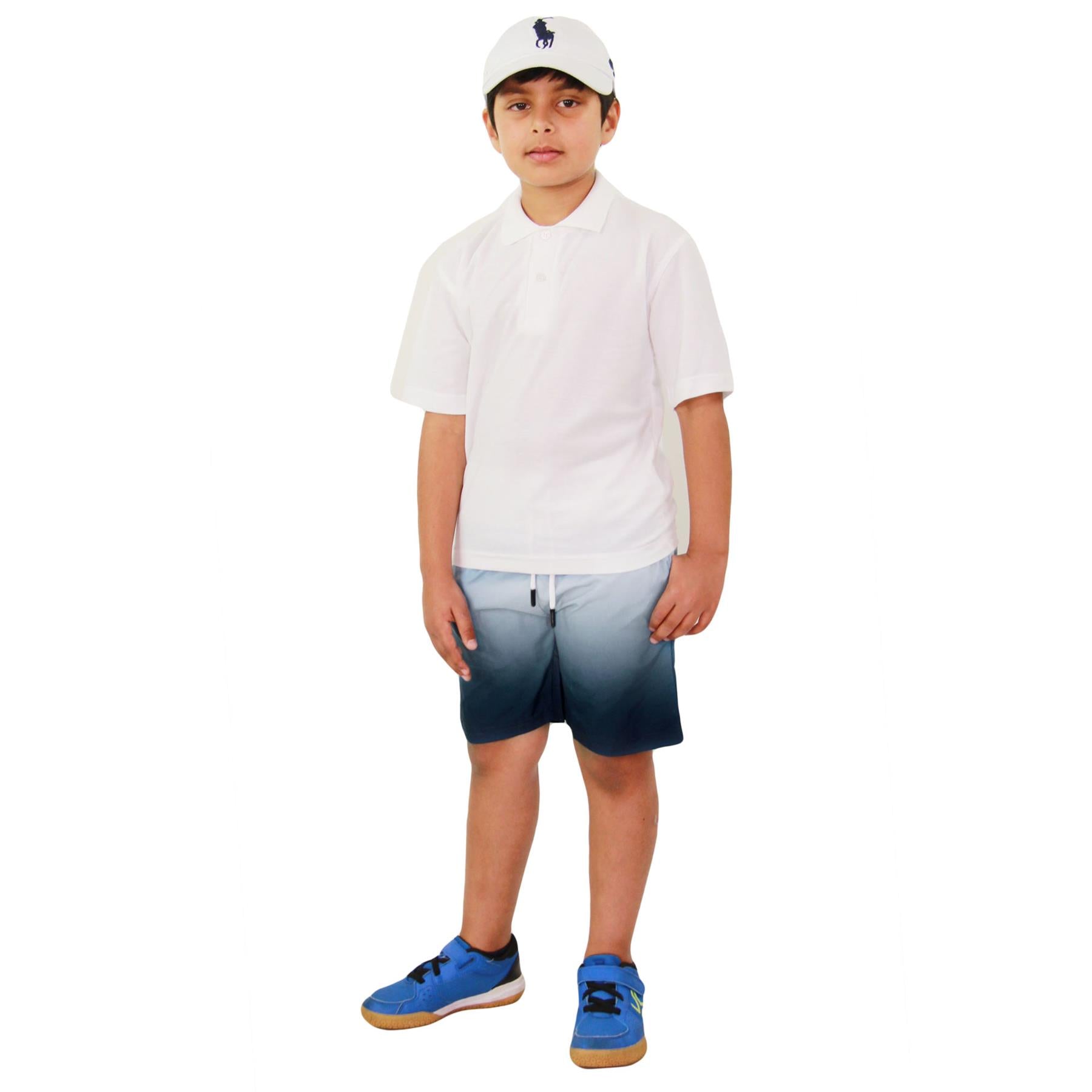 Kids Boys Gradient Colour Shorts Two Tone Fade New Summer Fashion Age 5-13 Years