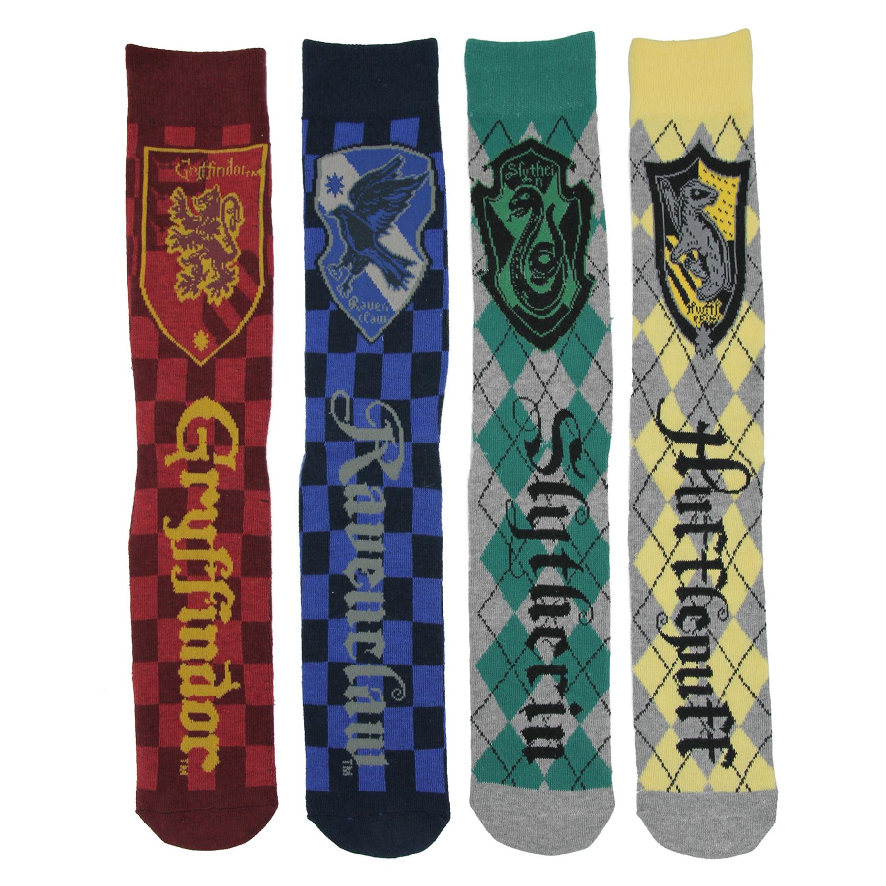 Mens Socks Pack Of 4 Harry Potter Ankle Socks Officially Licensed Footwear Sock