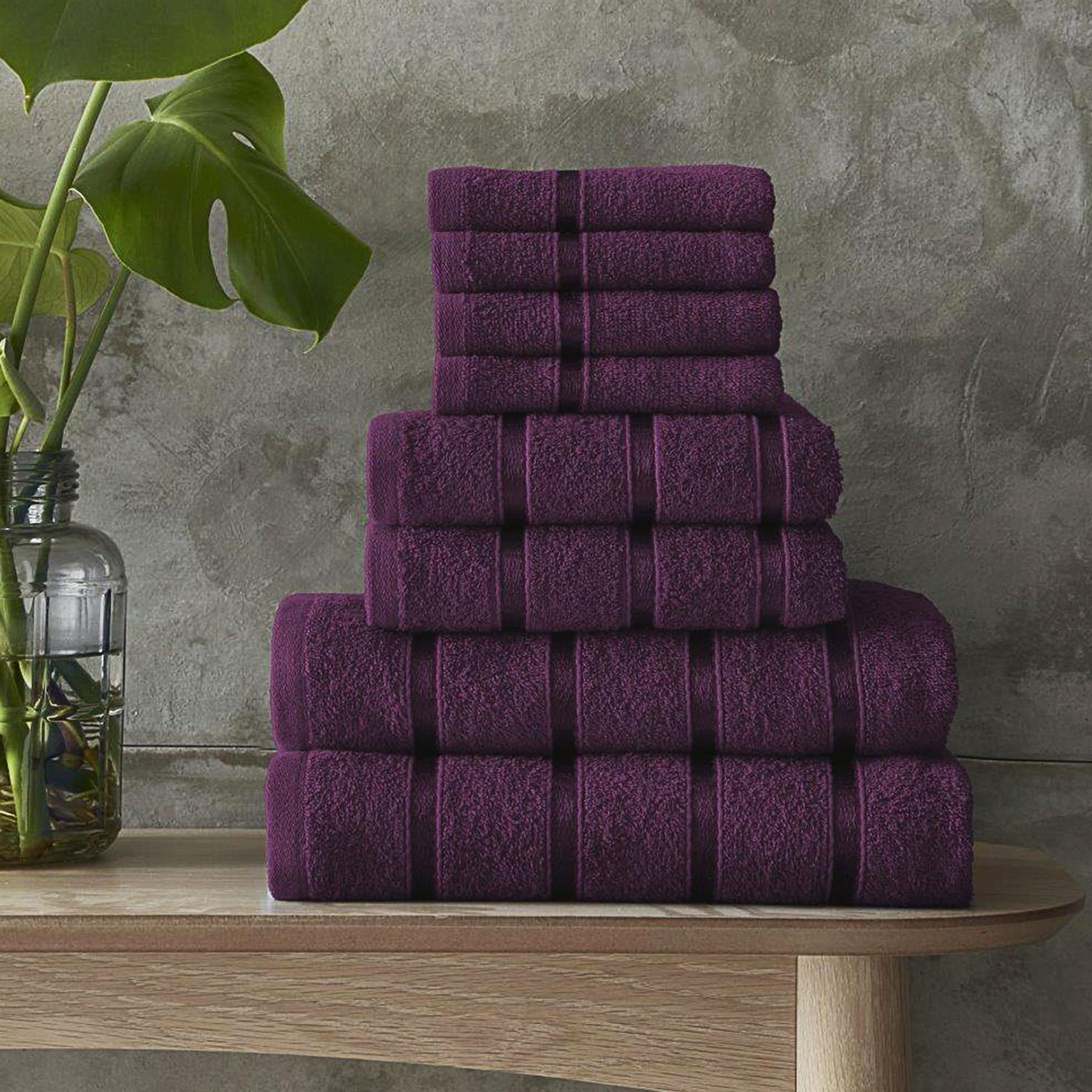 8 Piece Soft & Absorbent Towel Bale Set