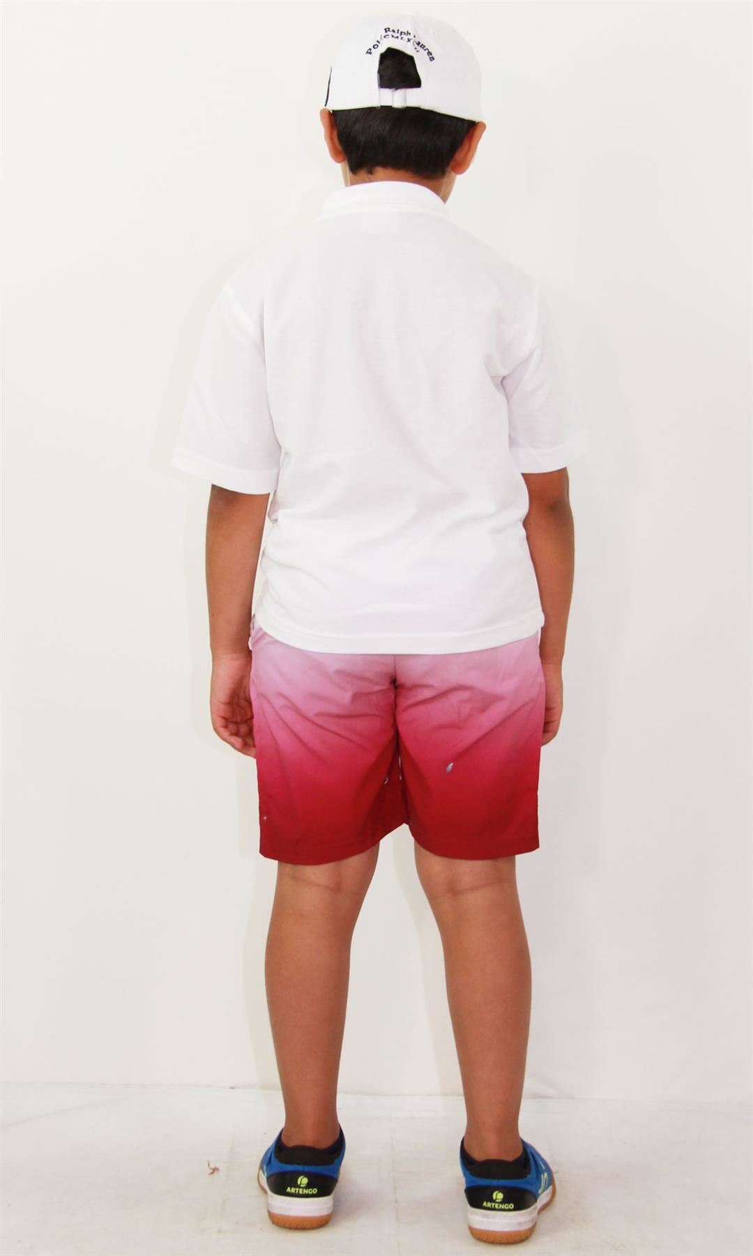 Kids Boys Gradient Colour Shorts Two Tone Fade New Summer Fashion Age 5-13 Years