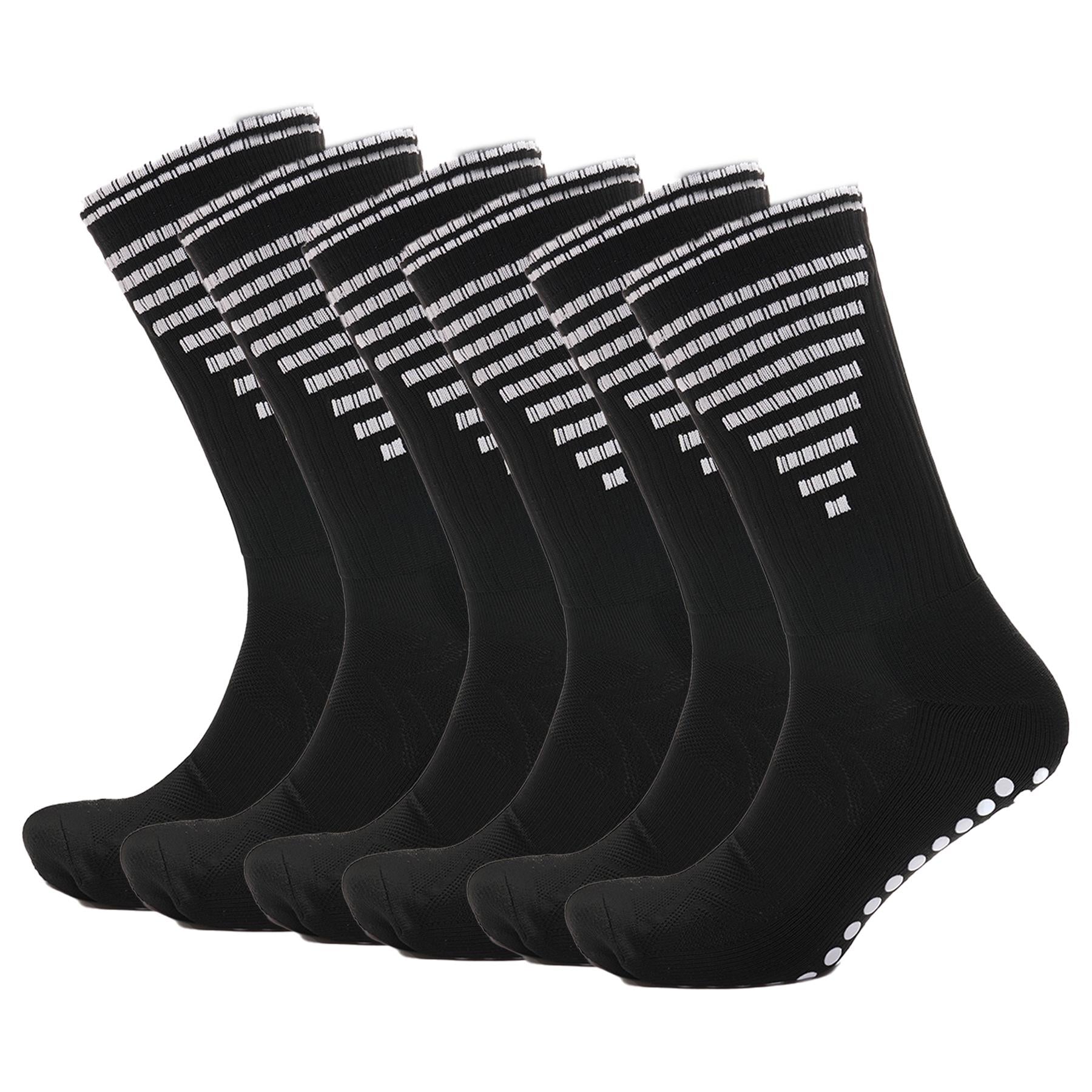 A2Z 3 Pack Girls Boys Football Grip Sock Breathable Anti Slip Terry Sports Socks