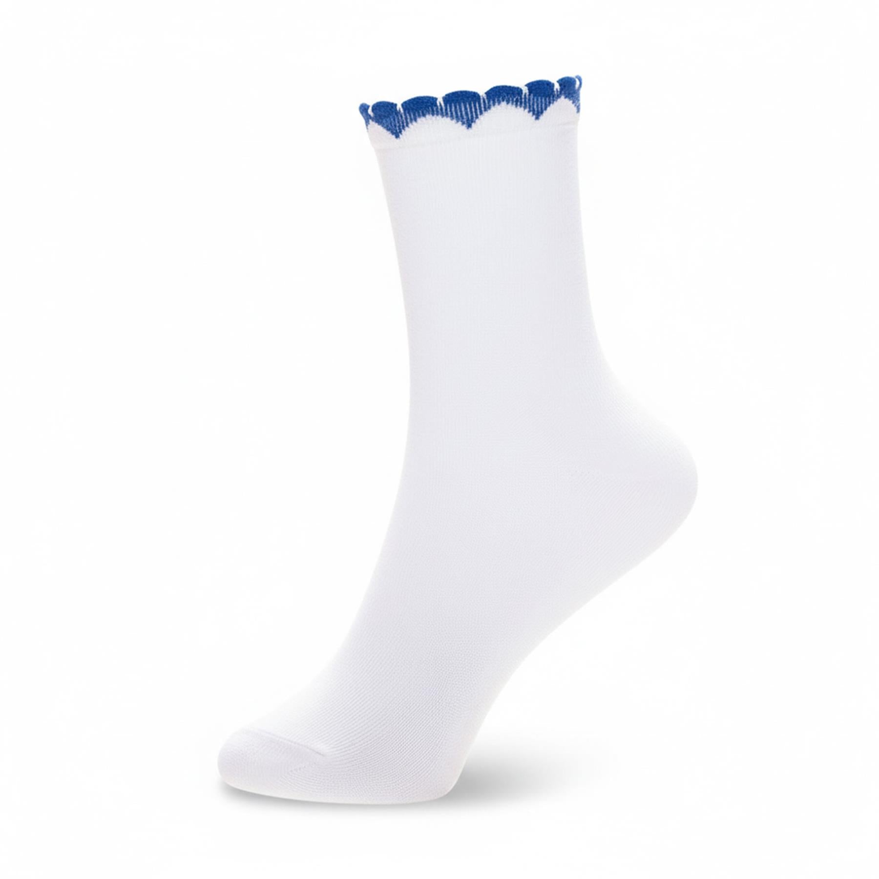 A2Z 4 Kids Girls 3 Pack Gingham Lace Trim Frill & Bow School Ankle Socks