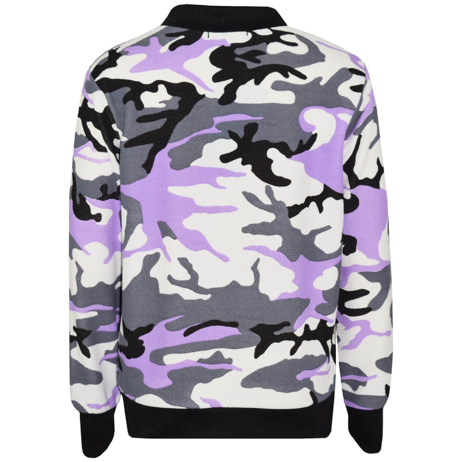 Kids Gilrs Camouflage Print Crop Top Legging Jacket Tracksuit Age 7-13 Years