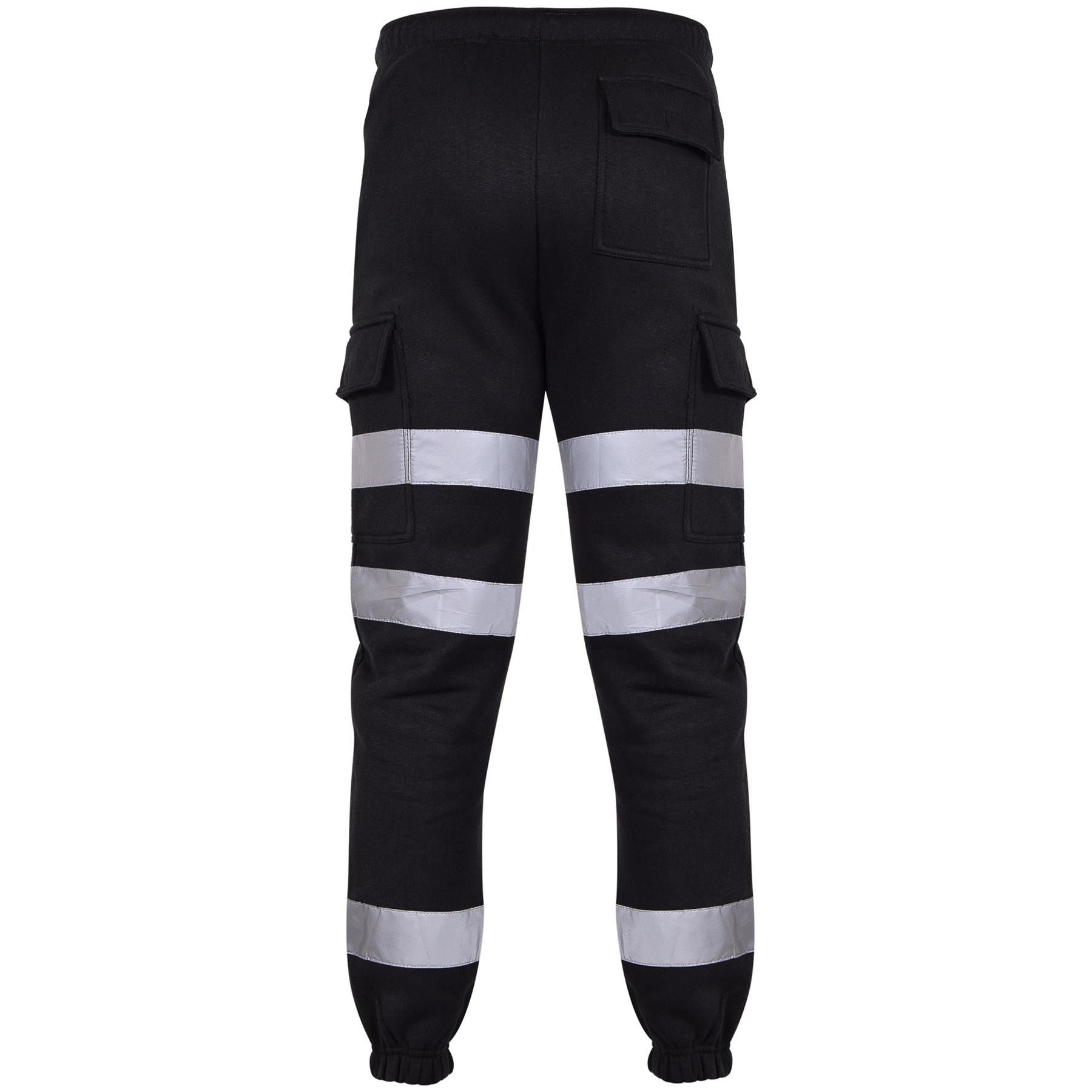 A2Z High Visibility Safe Work Reflective Pants Hi Vis Cargo Trousers For Mens