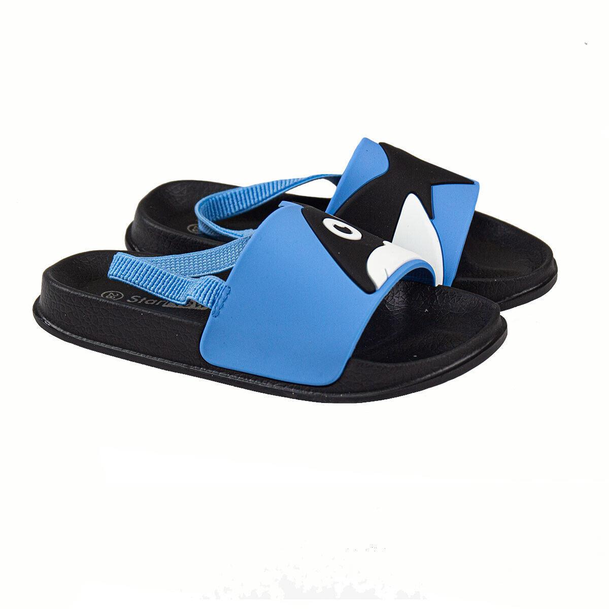 A2Z 4 Kids Girls Boys Pool Slides with Support Strap for Unisex Comfort Slippers