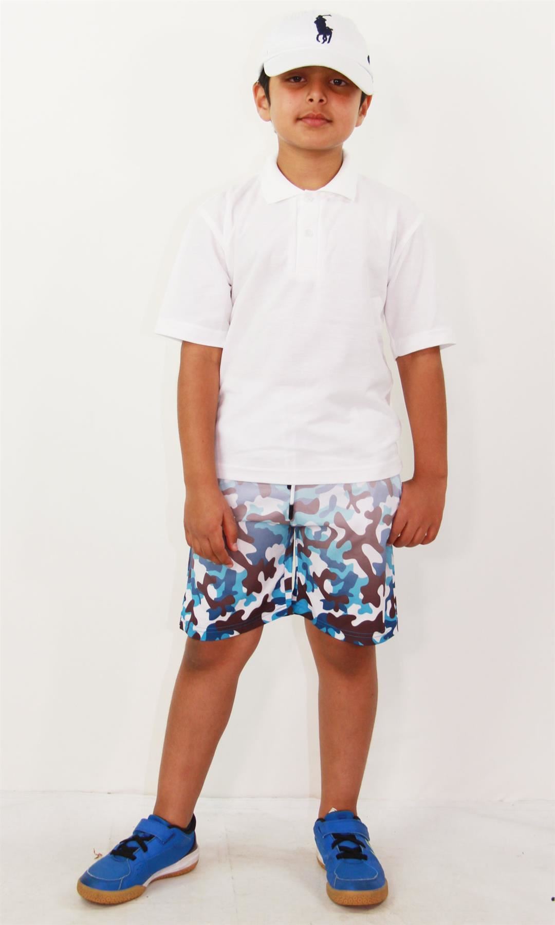 Kids Boys Gradient Colour Shorts Two Tone Fade New Summer Fashion Age 5-13 Years