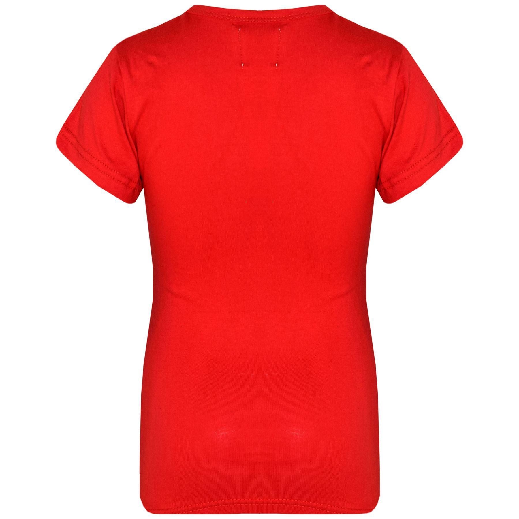 Girls 100% Cotton Plain School T Shirt