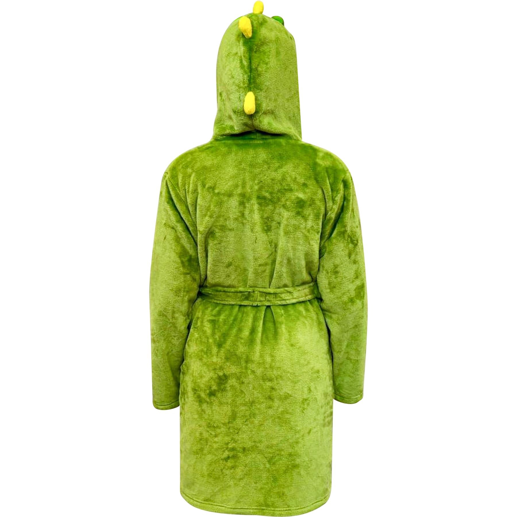 Kids Bathrobe Animal Face Nightgown Kids Crocodile hooded Towel Dressing Gown