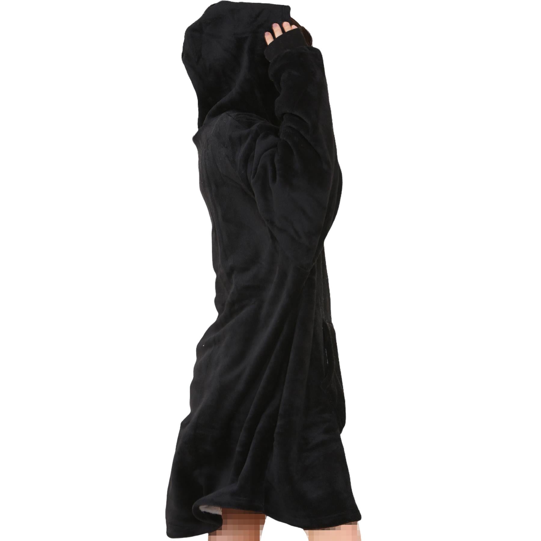 Unisex Oversized Hoodie Snuggle with Plush Sherpa Fleece Lining For Men & Women