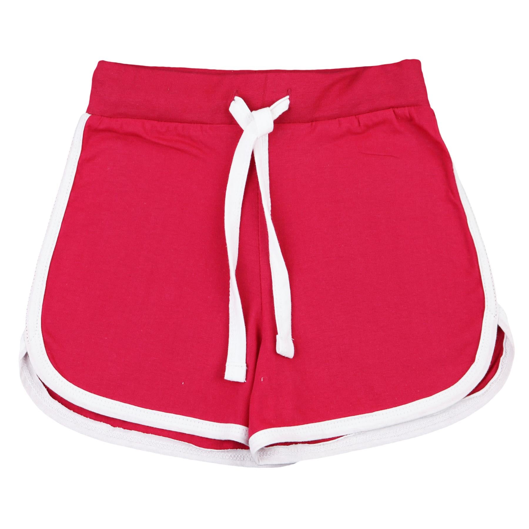 Kids Girls Shorts 100% Cotton Summer Shorts Running Pants