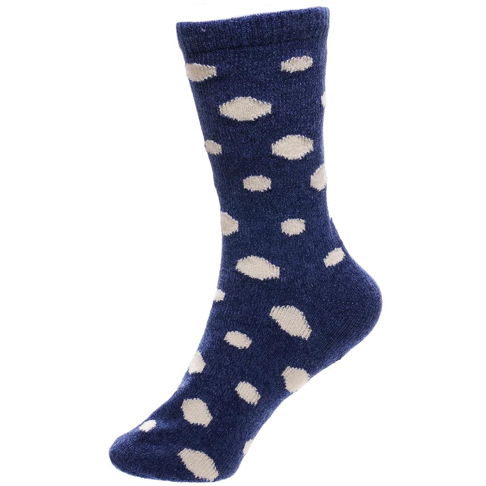 A2Z Ladies 2 Pack Novelty Chenille Cosy Socks Soft Brushed Warm Winter Socks