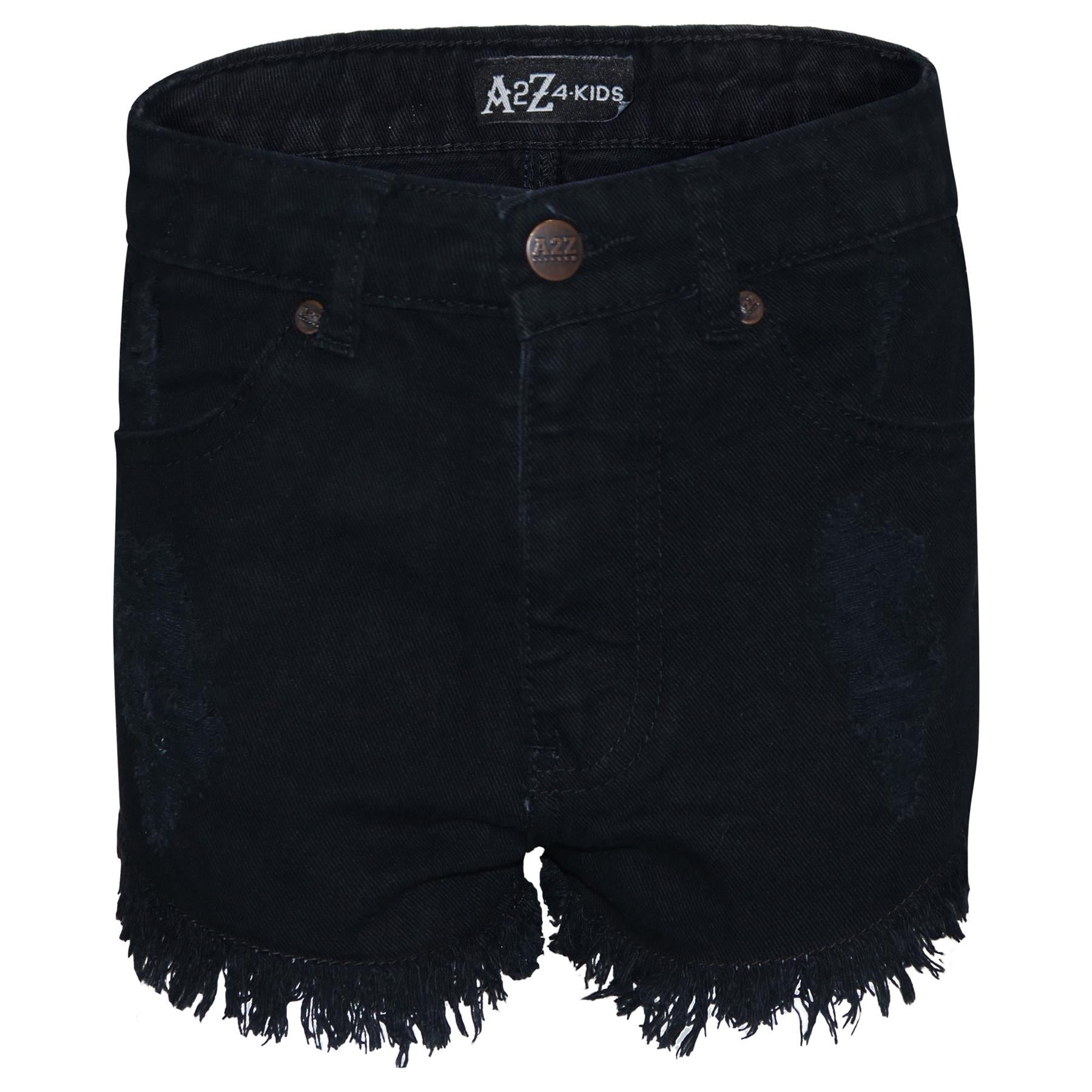 Kids Girls Shorts Ripped Jeans Hot Pants Summer Denim Short