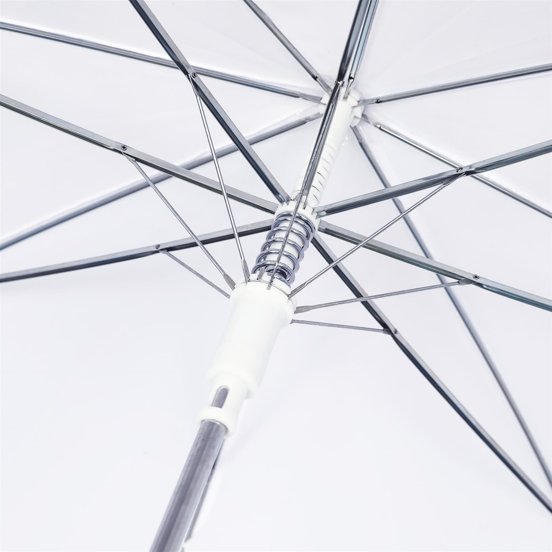 Wedding Umbrella 46" Auto Open Bridal Brolly Ideal For Photoshoot Outdoor Canopy