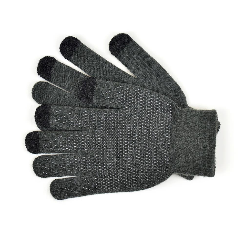 A2Z Mens Gloves Thermal Warm Winter Touch Screen Anti-slip Gloves Knit Mittens