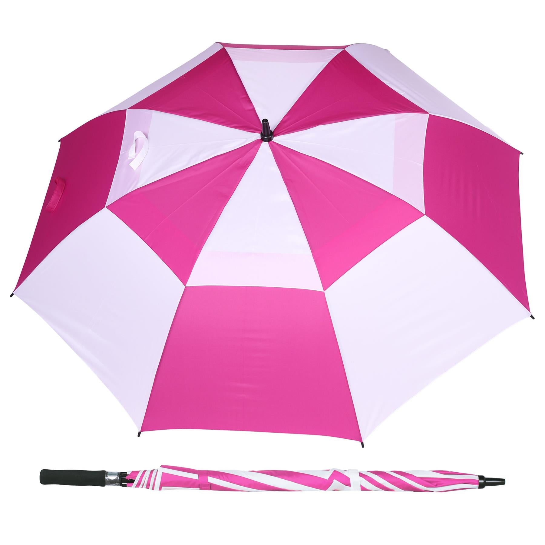 A2Z Golf Umbrella Auto Open Wind Rain Resitant 152cm Double Canopy Vented Brolly