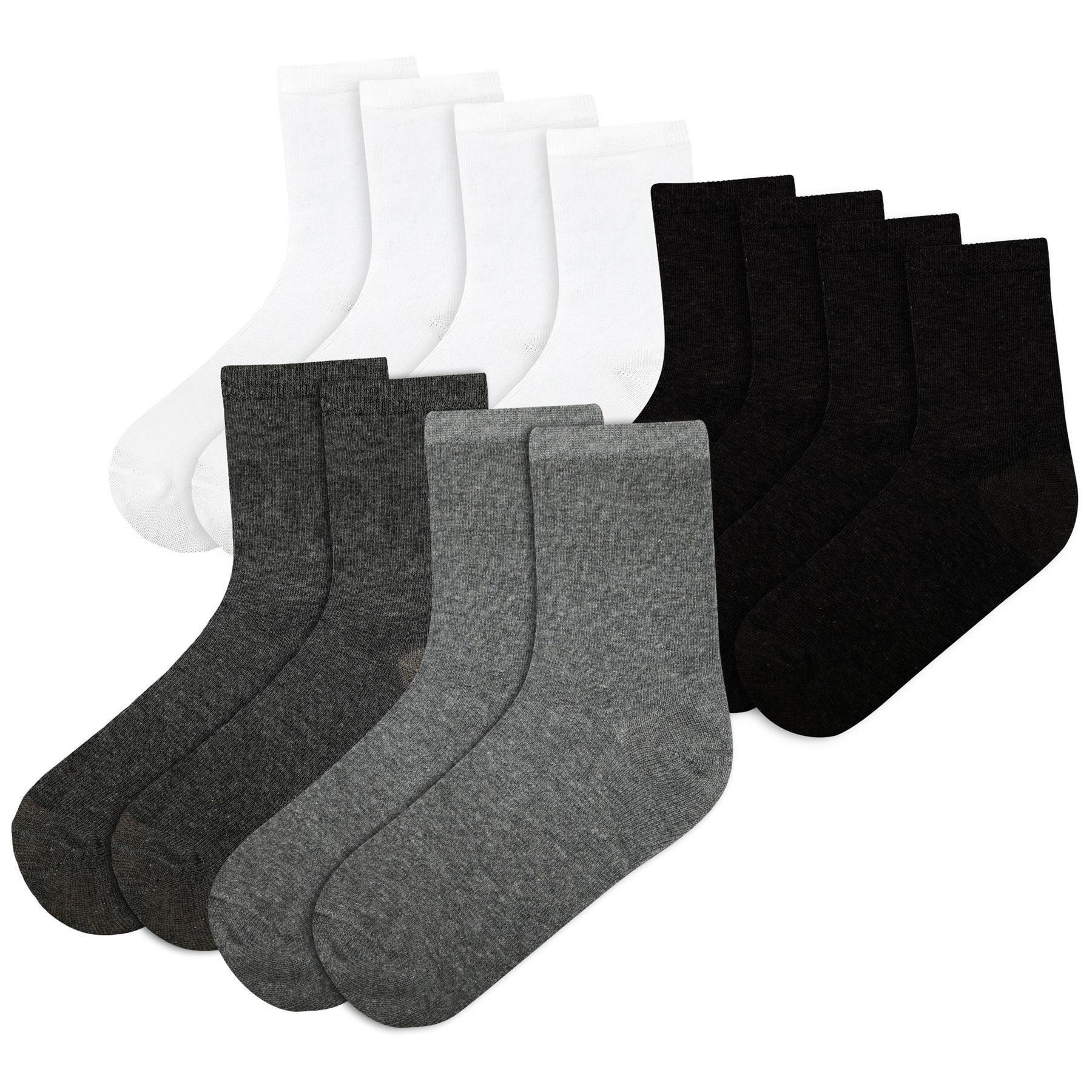 Ladies Cotton Rich Plain Socks Pack Of 6 Luxurious Soft Socks For Women