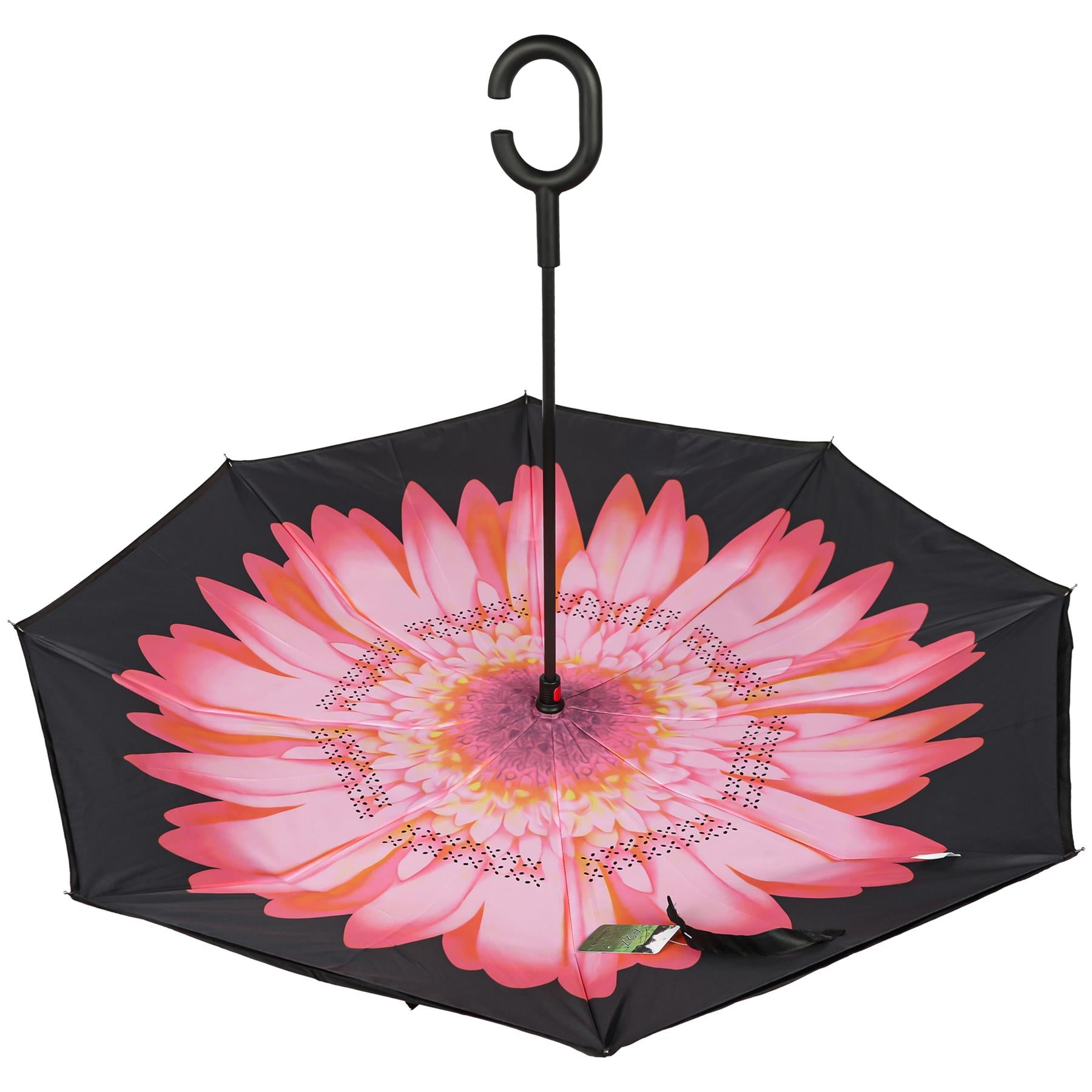 A2Z Women's Dual Layer Inverted Umbrella Reverse Open Folding Umbrella C Handle