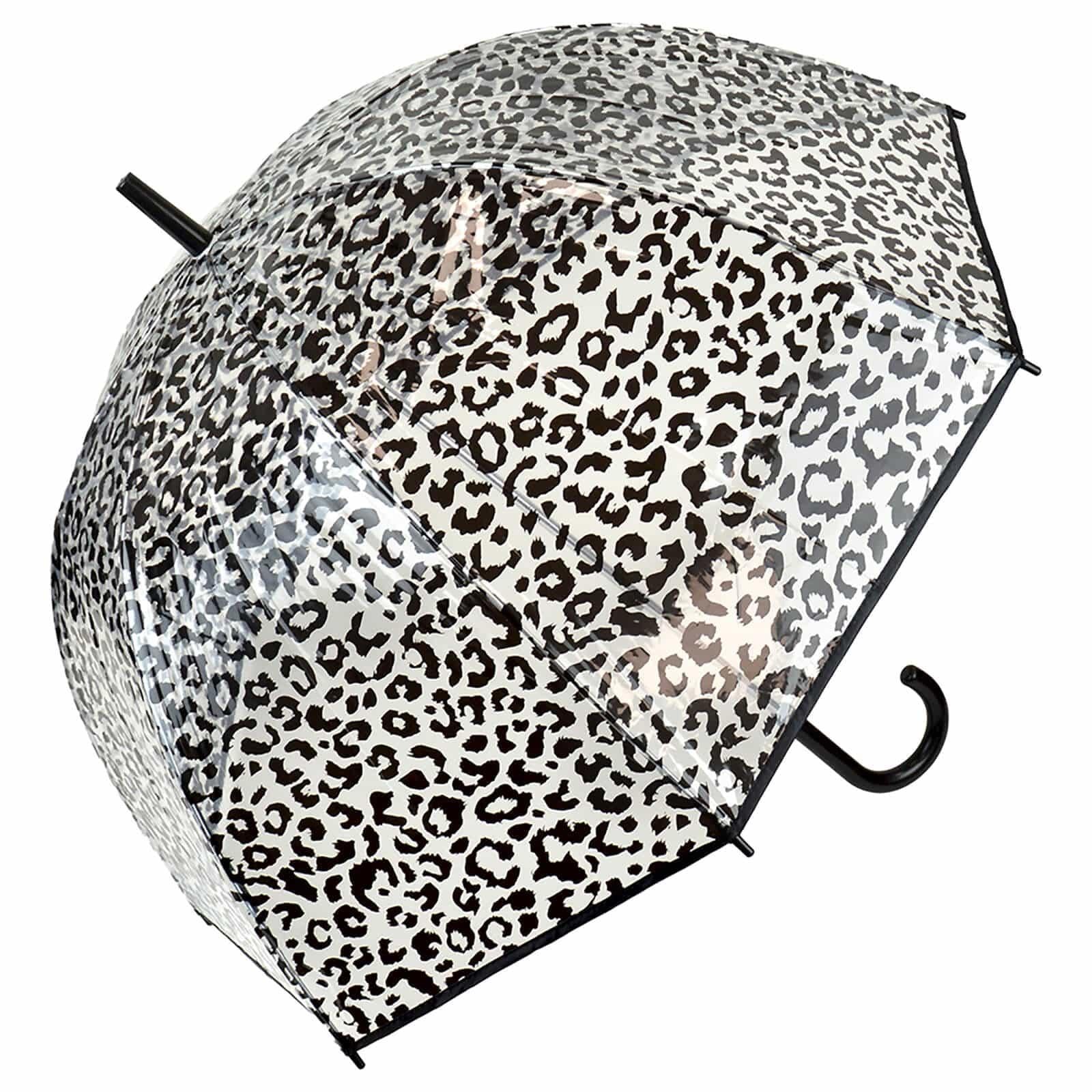 A2Z Ladies Transparent Dome Umbrella Wind and Rain Resist Outdoor Travel Brolly