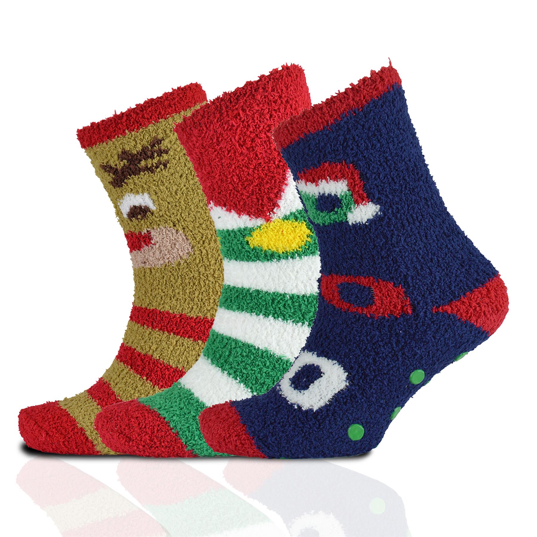 A2Z Mens Socks 3 Pack Christmas Novelty Durable Stylish Winter Warm Cosy Socks