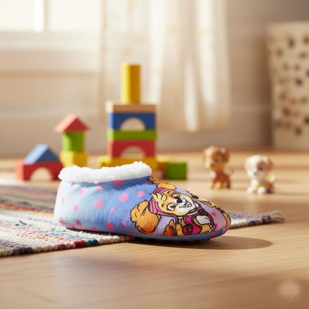 A2Z 4 Kids Officially Licensed Paw Patrol Boys Girls Slipperettes Warm Slippers