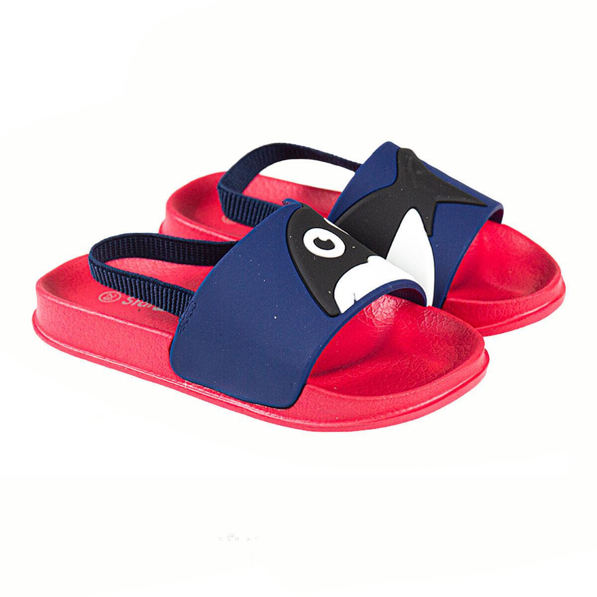 A2Z 4 Kids Girls Boys Pool Slides with Support Strap for Unisex Comfort Slippers