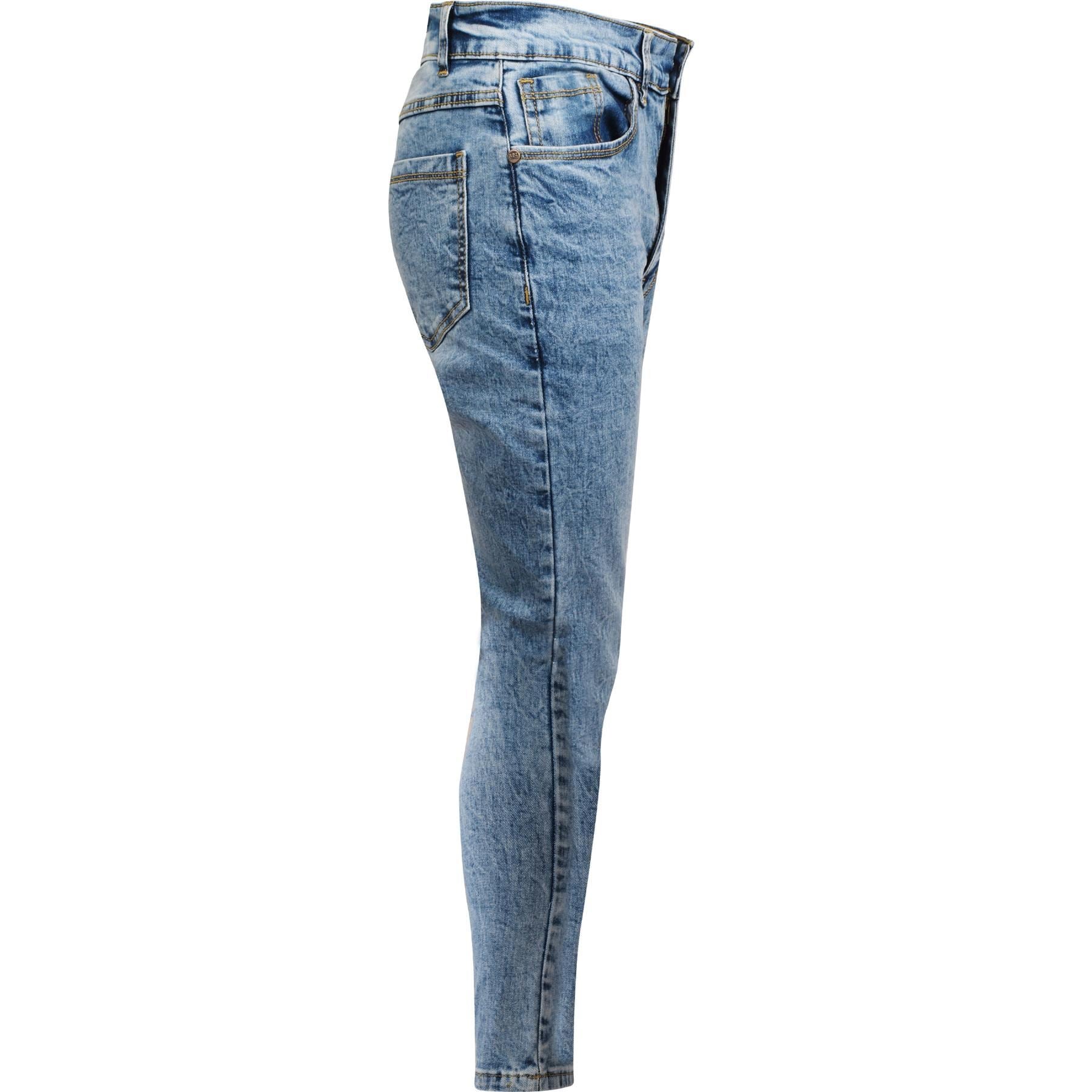 Womens Denim Jeans Comfort Stretch Skinny Trousers Pants Ladies