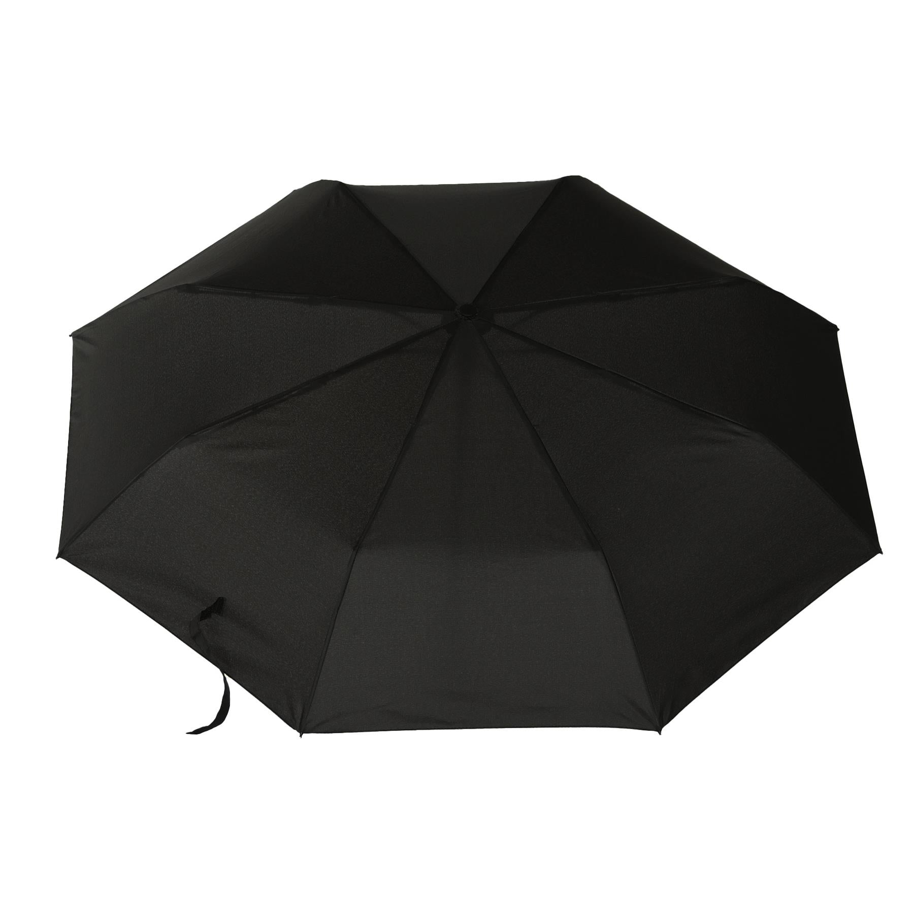 Compact Travel Supermini Umbrella Auto Folding Weather Protect Brolly With Pouch