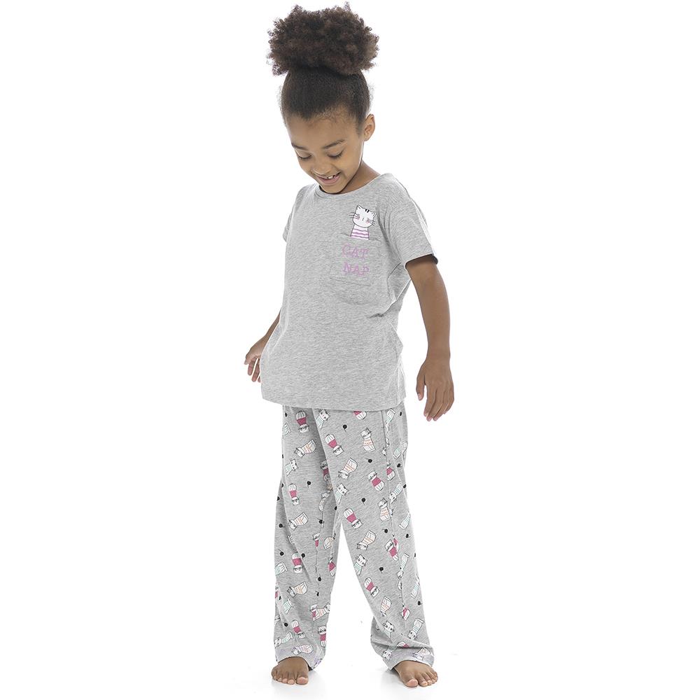 A2Z 4 Kids Girls Short Sleeve Pyjamas Set 2 Piece Comfortable Sleepwear Set