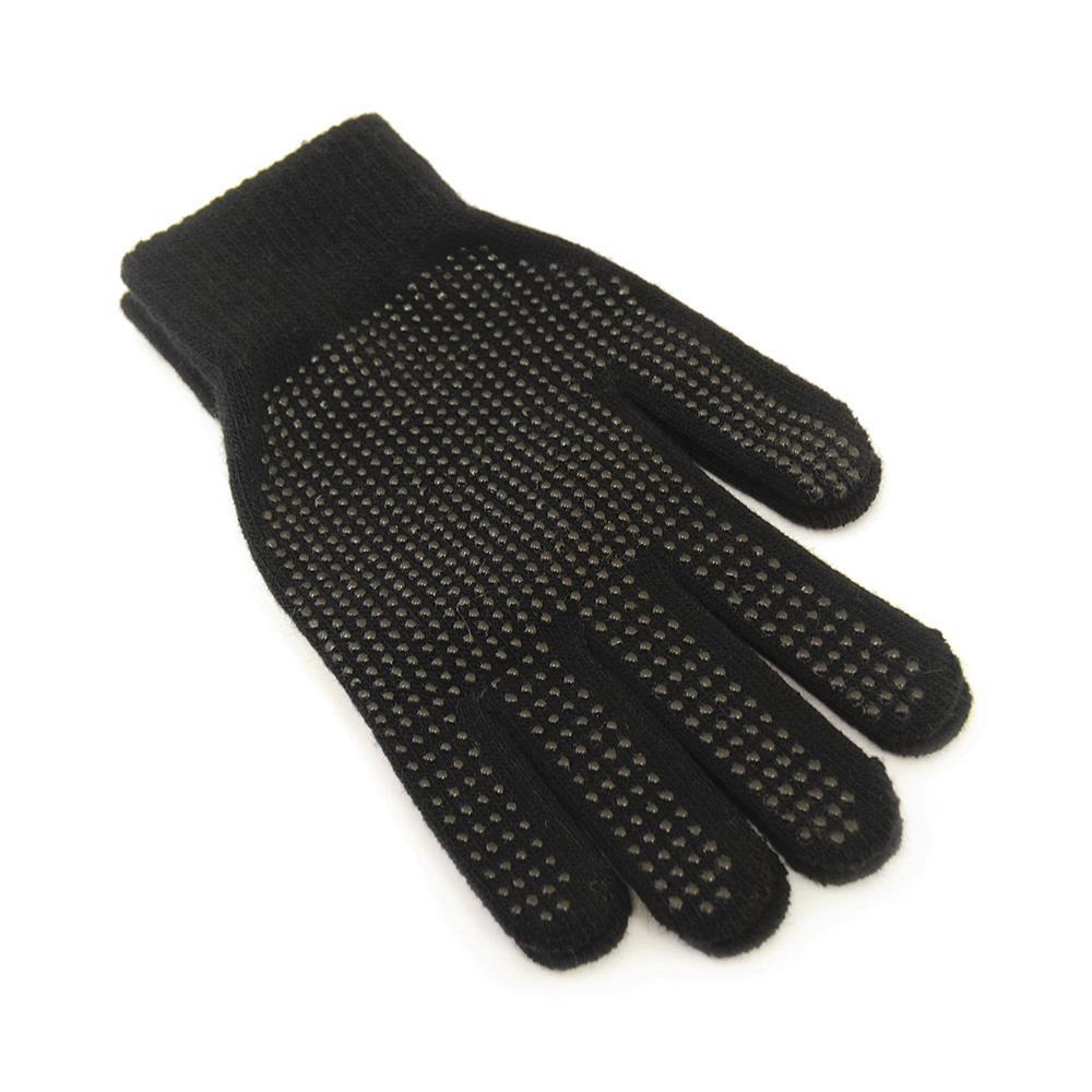 Mens Gloves 4 Pack Thermal Magic Gloves One Size No-Slip Palm Grip Warm Mittens