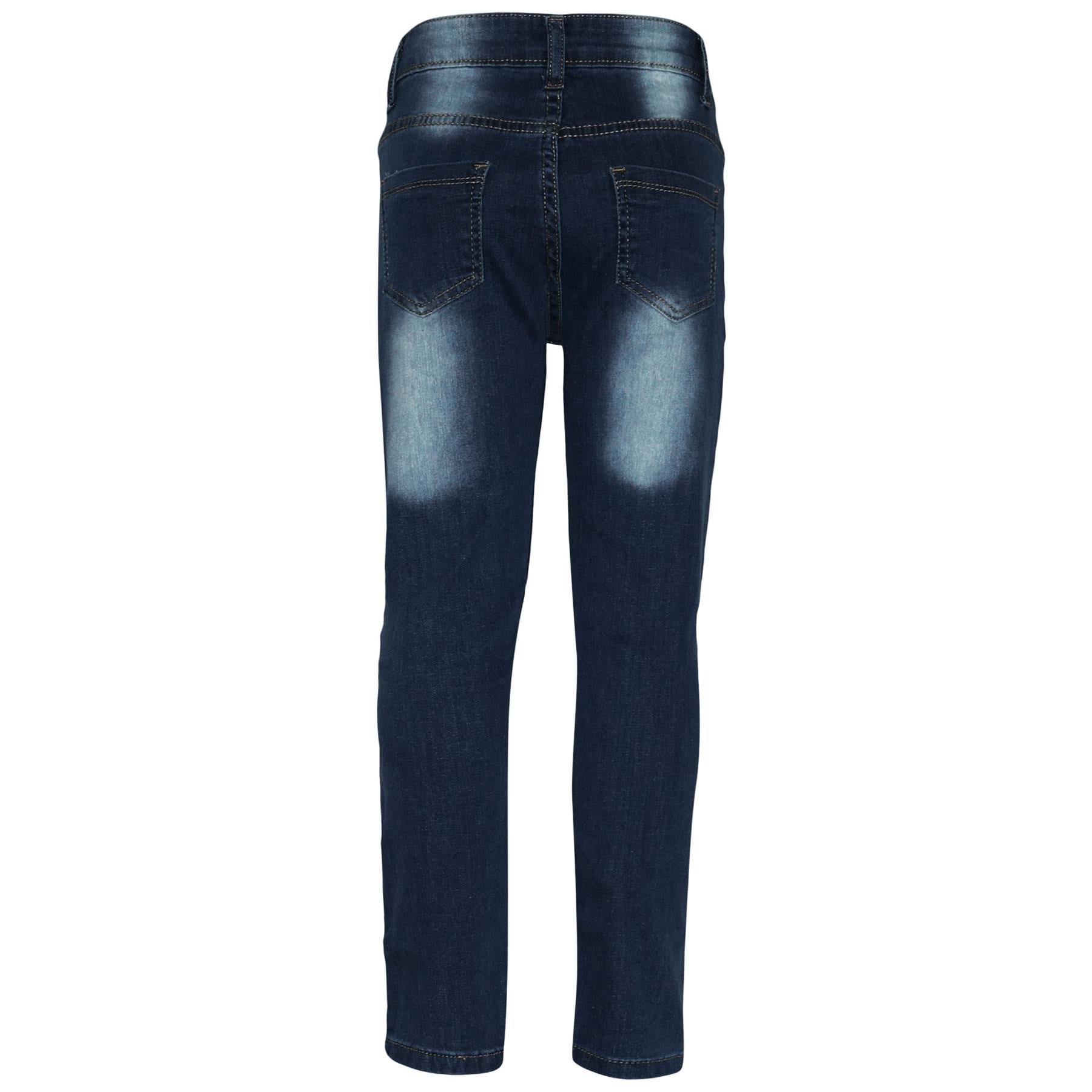 A2Z4 Kids Stretchy Jeans Embroidered Denim Comfortable Jeggings Pant 3-13 Years