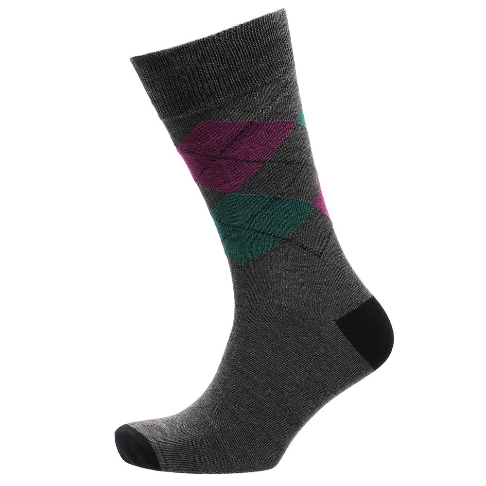 A2Z Mens 3 Pack Socks Gift Box Soft Argyle and Striped Designs Breathable Socks