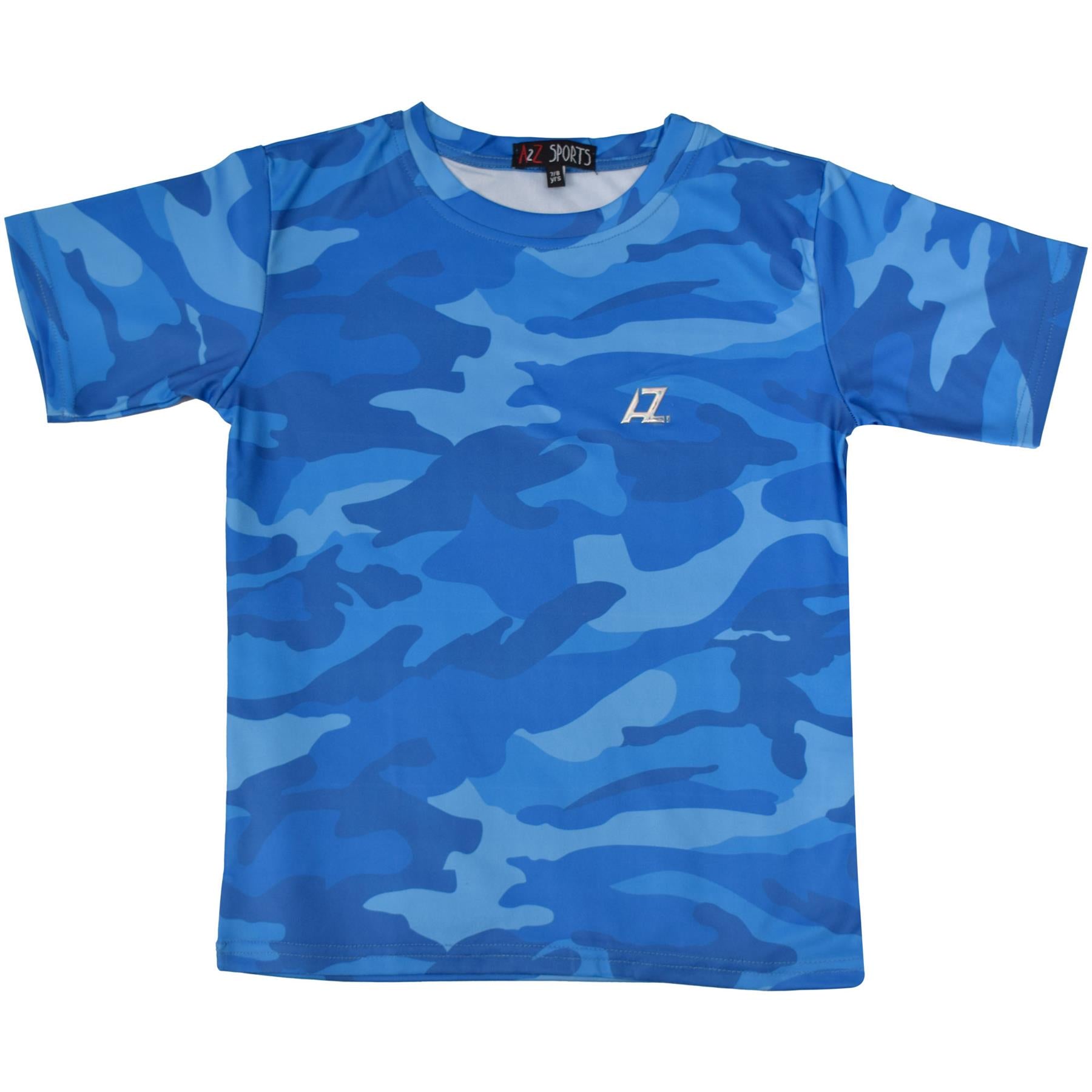 Kids Boys Active T Shirts Camouflage Sports Short Sleeves Summer Tops T-Shirts