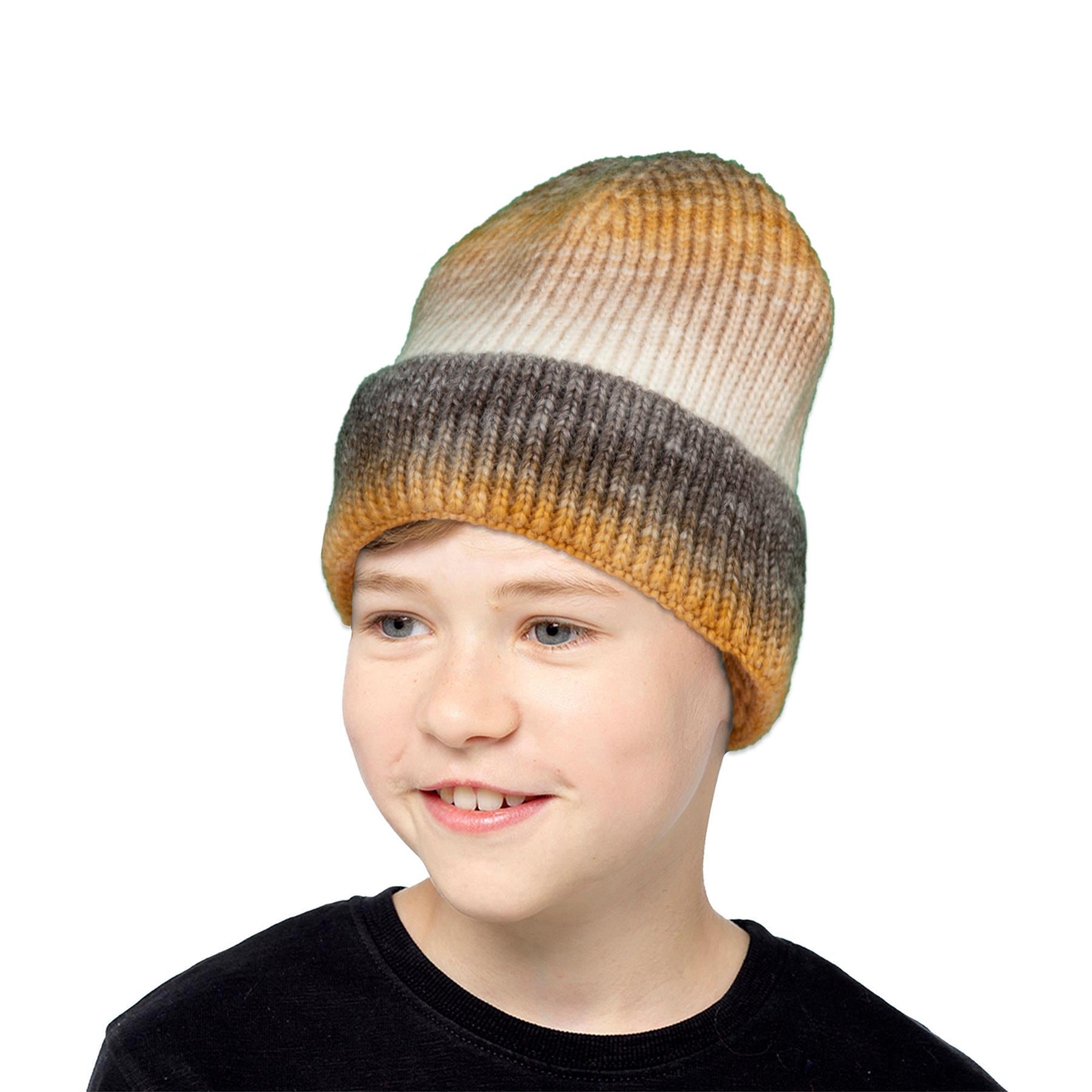 A2Z 4 Kids Girls Boys Hat Cable Knitted Beanie Soft Winterwarm Stretch Skull Cap