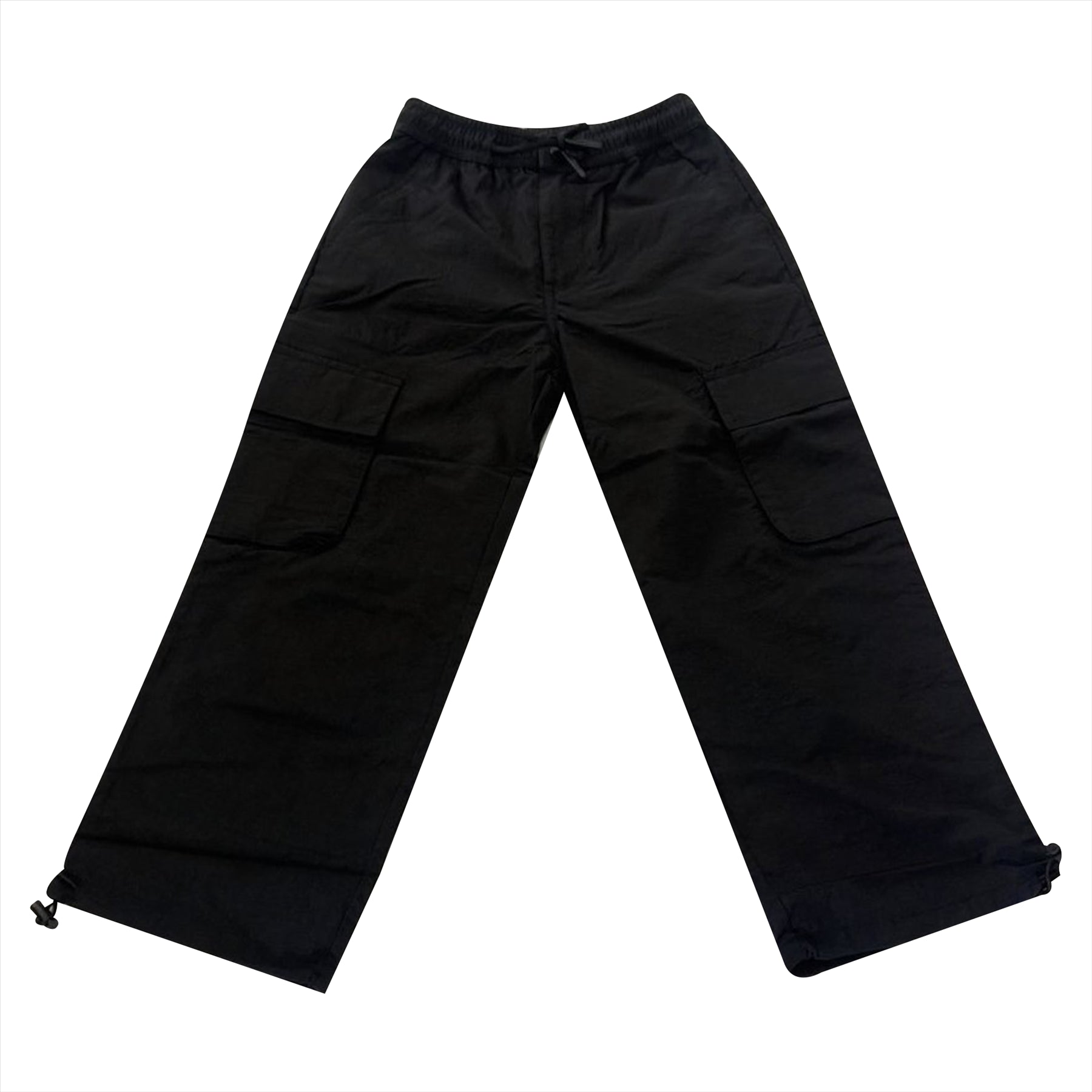 A2Z 4 Kids Boys Girls Cargo Trousers Nylon Utility Pants Adjustable Hem Drawcord