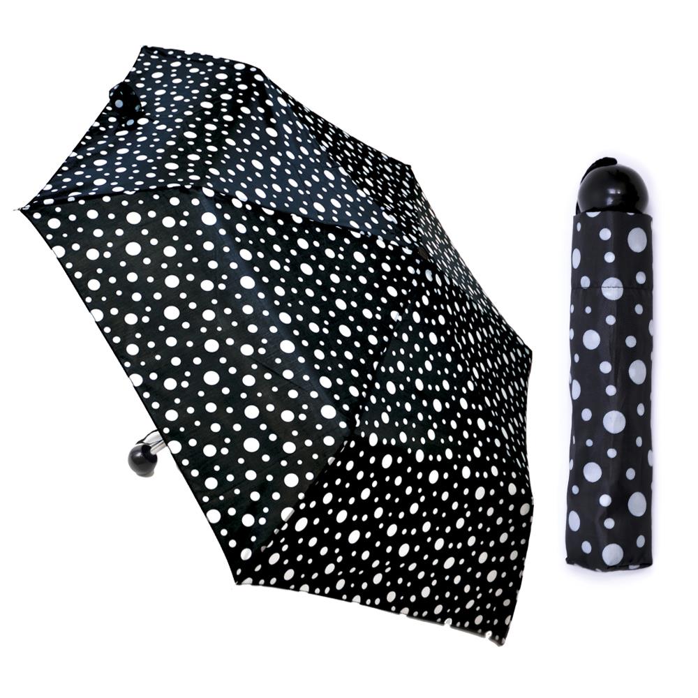 A2Z Supermini Umbrella Ball Handle Monochrome Lightweight Folding Handbag Brolly