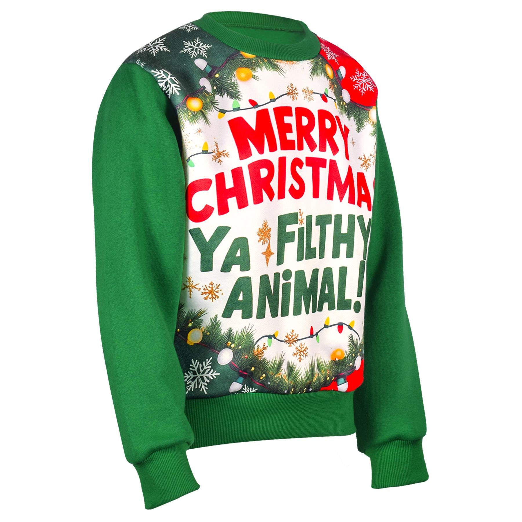 Kids Girls Boys Merry Christmas Ya Filthy Animal Jumper Hoodies Xmas Sweatshirts