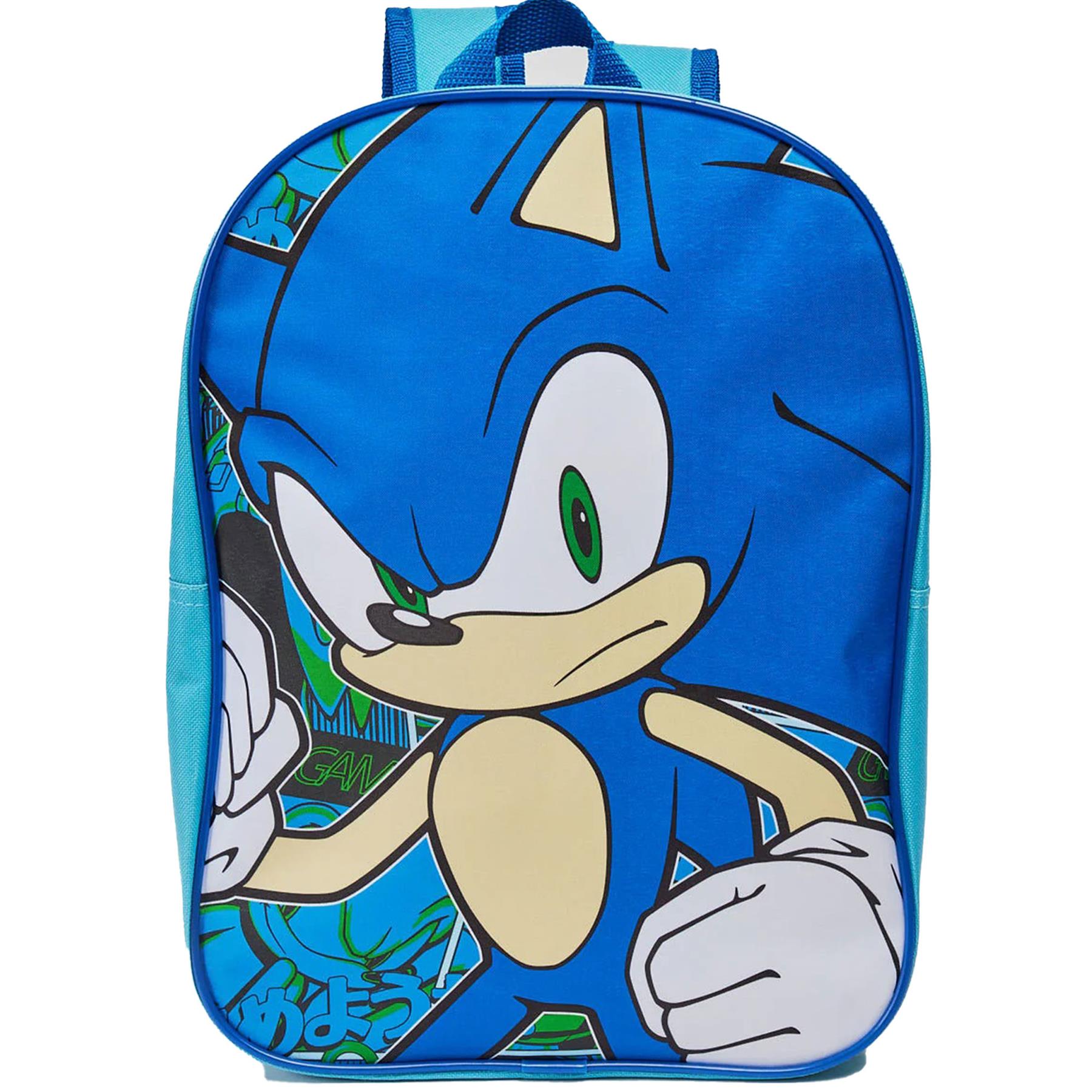 Kids Sonic Backpack Officially Licensed Back To School Nursery Rucksack Backpack