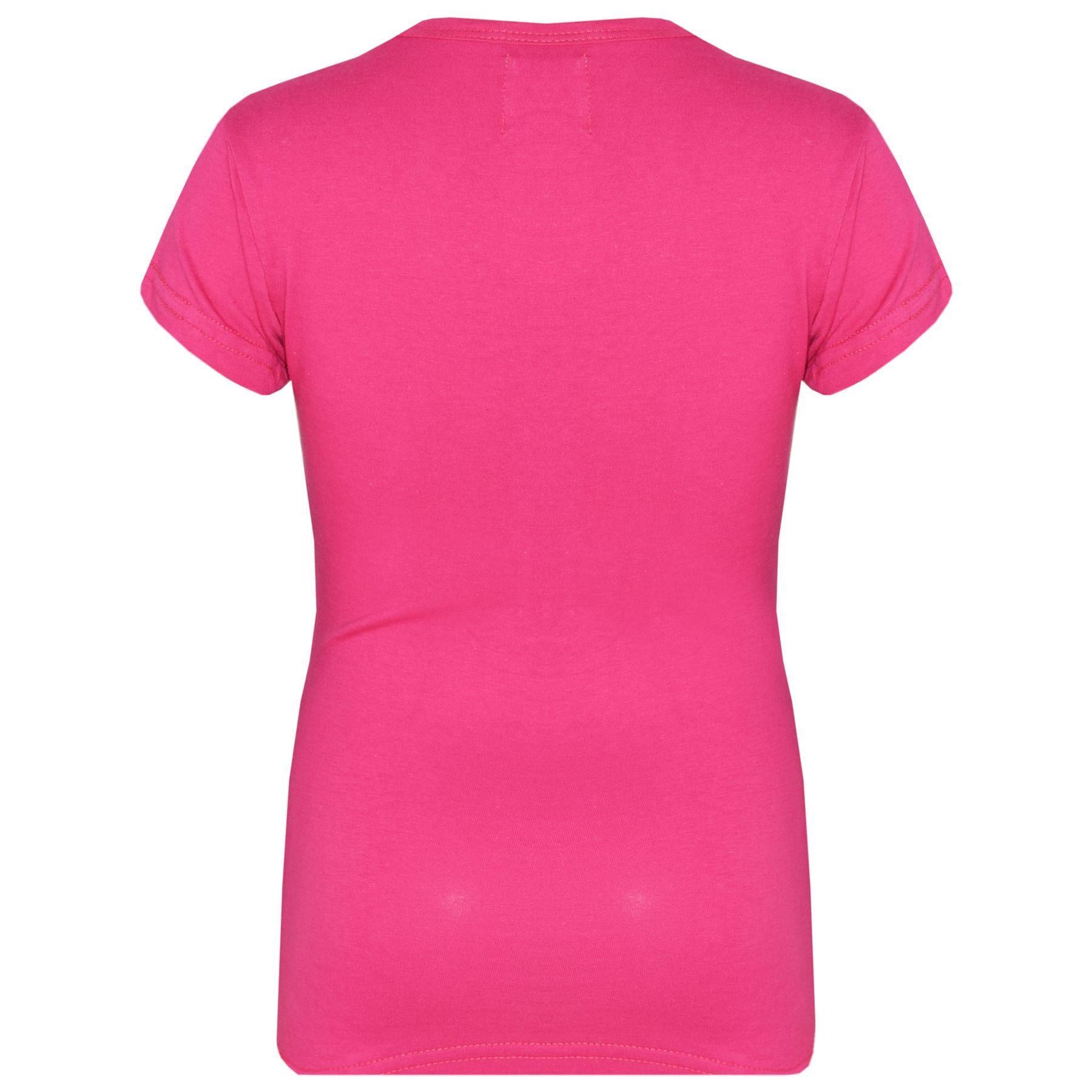 Girls 100% Cotton Plain School T Shirt