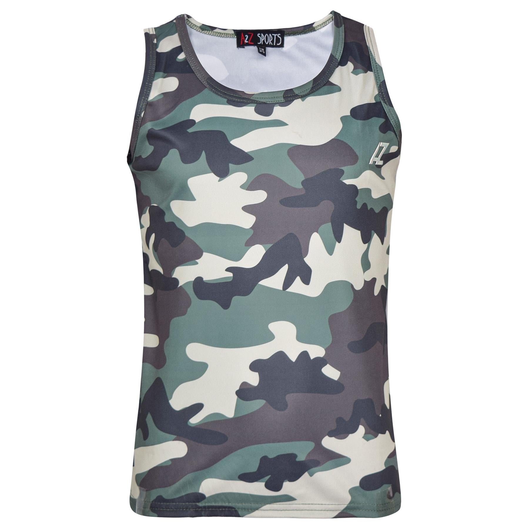 Kids Boys Camouflage Sports Vest Athletic Soft Feel Summer Tank Sleeveless Top