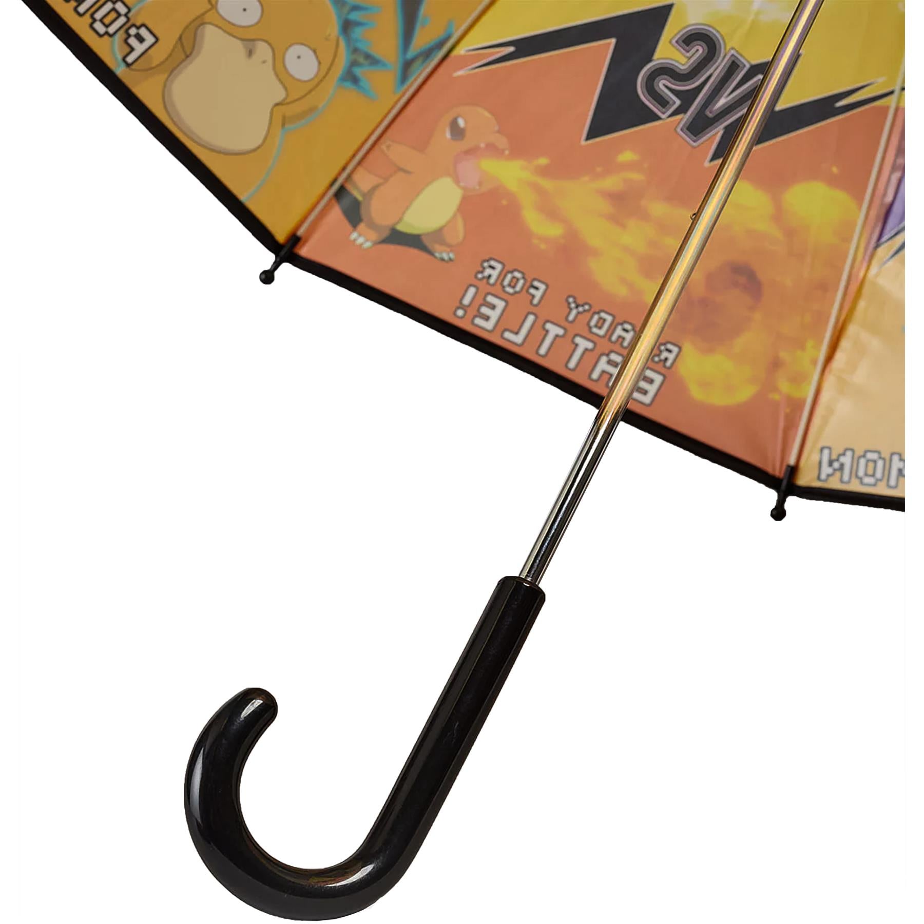 Pokemon Kids Umbrella Officially Licensed Battle Design Character Brolly Unisex
