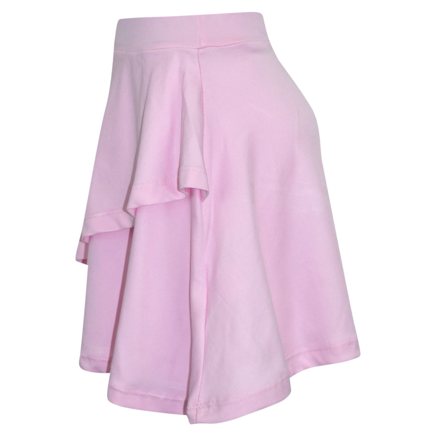Gilrs Skirt Kids Plain Color School Fashion Dance Frill Skirts Age 5-13 Years