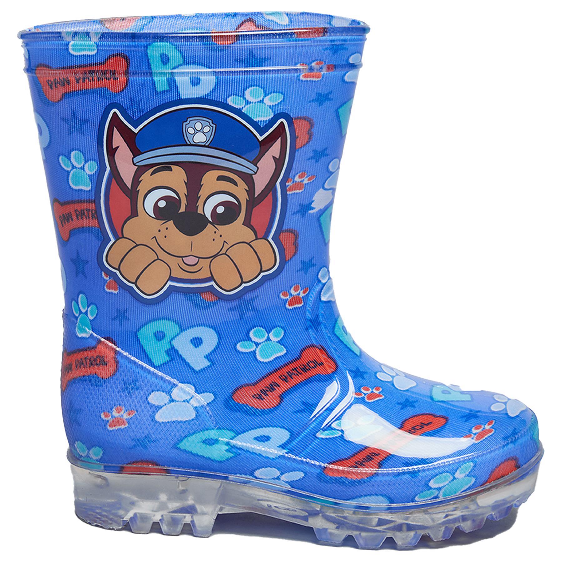 Kids Boys Wellies Pawpatrol Rubber Welly Rain Boot Anti-Skid Wellington Boots