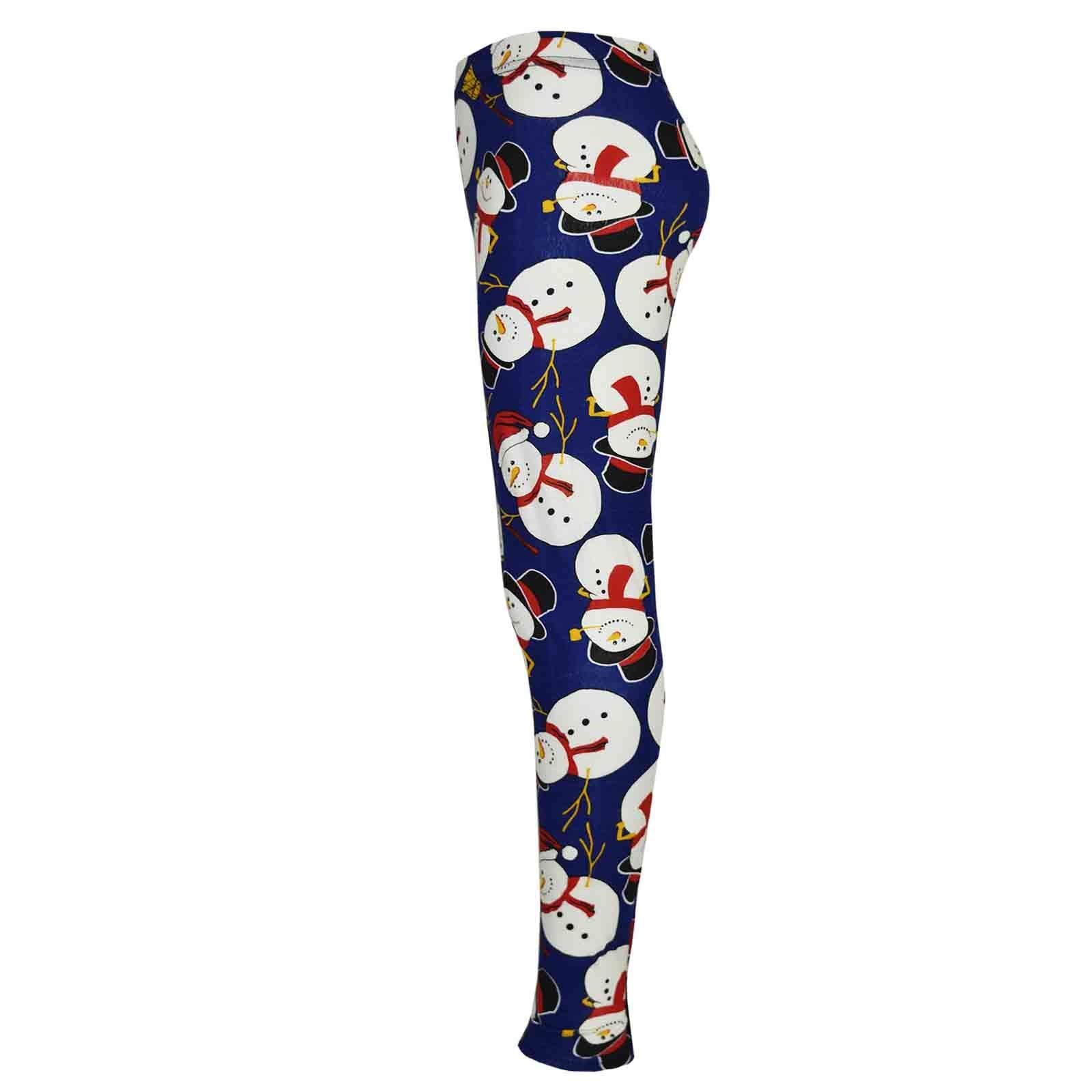 A2Z 4 Kids Girls Christmas Leggings Multi Xmas Fashion Legging