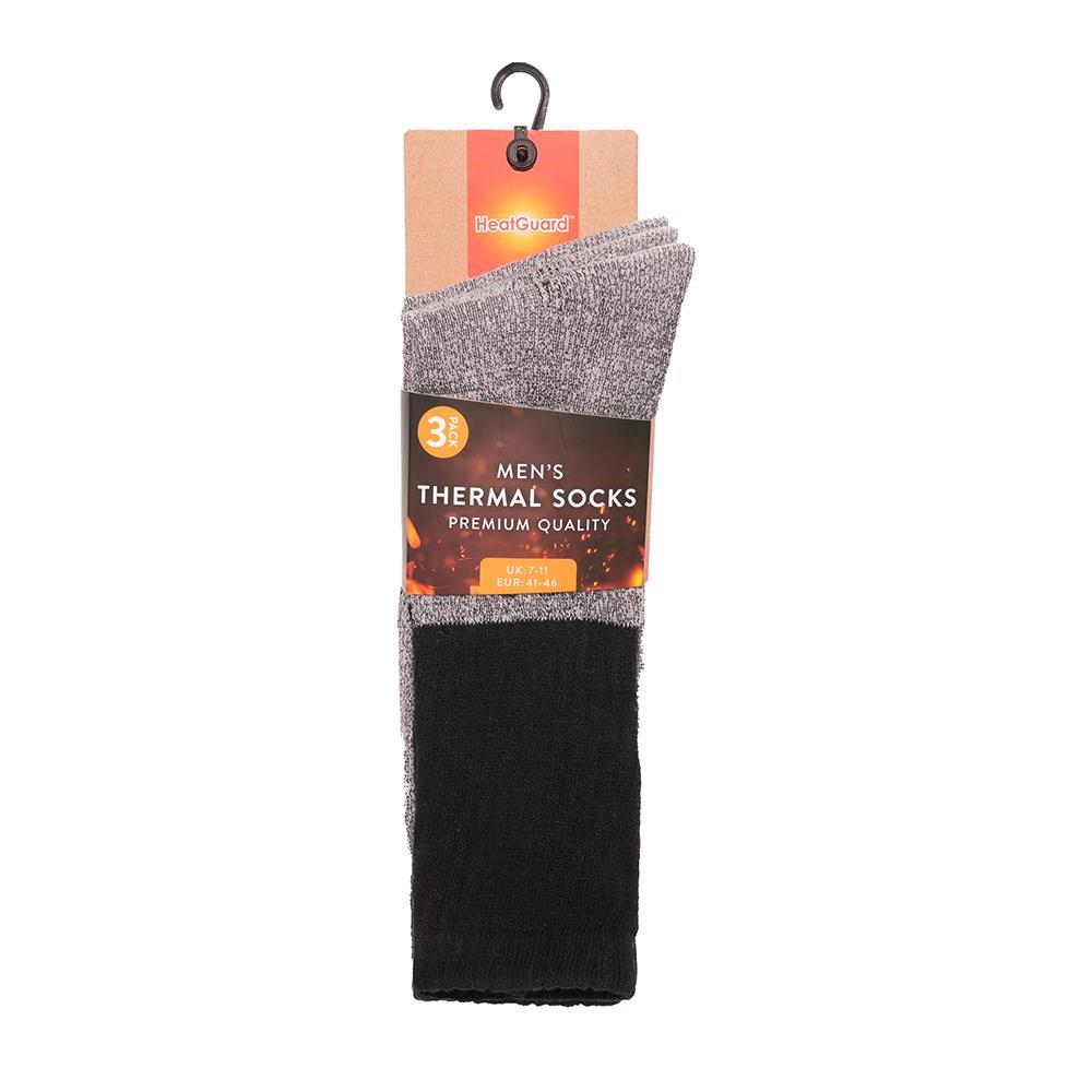 Mens Blended Thermal Insulated Heat Winter Cotton Pack Of 3 Comfortable Socks