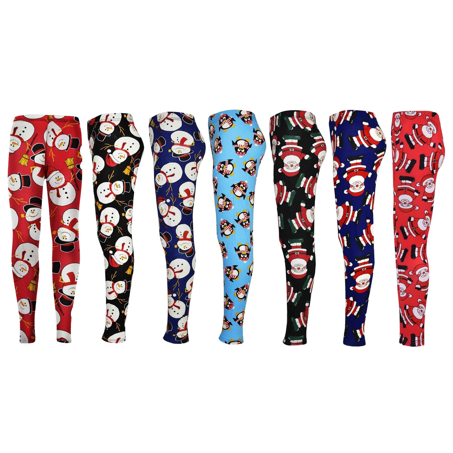 A2Z 4 Kids Girls Christmas Leggings Multi Xmas Fashion Legging