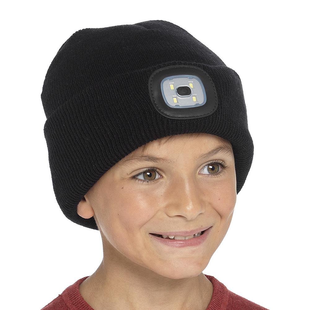 A2Z 4 Kids Girls Boys LED Hats Beanie Light Up Battery Powered Winter Warm Caps