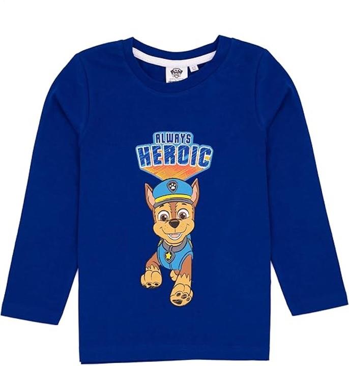 Paw Patrol Boys Always Heroic Long-Sleeved T-Shirt